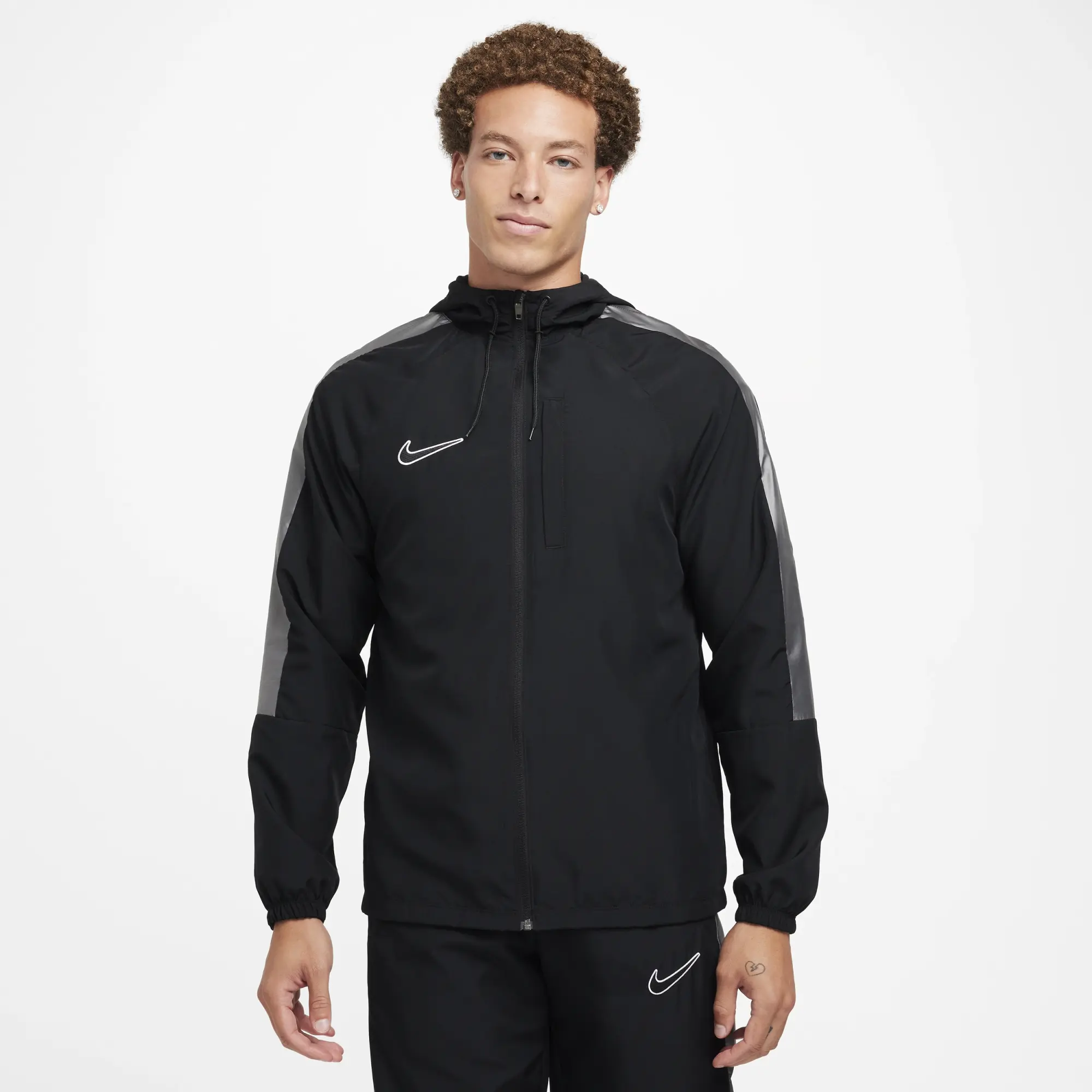 Nike Academy Mens Water Repellent Hooded Soccer Jacket