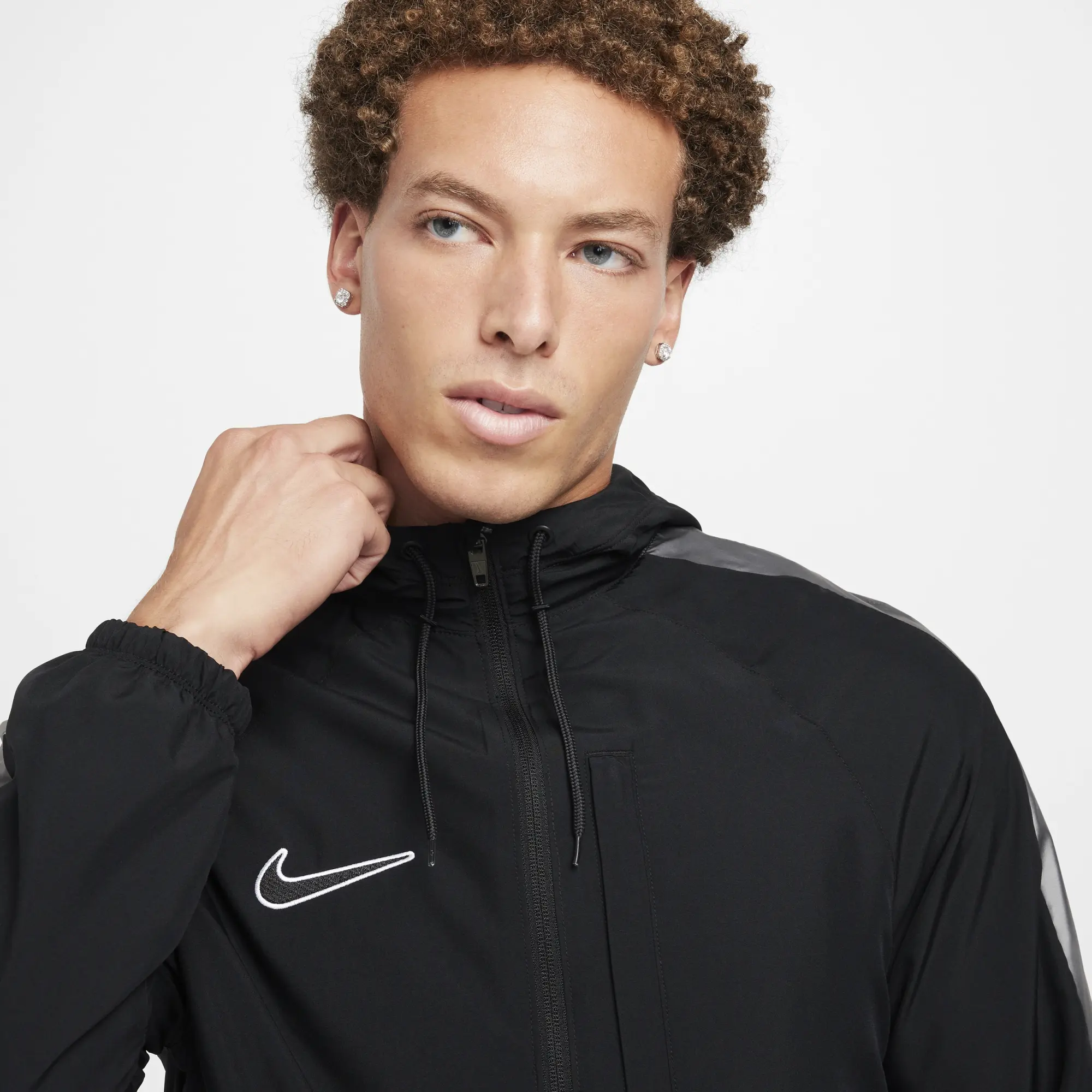 Nike Academy Mens Water Repellent Hooded Soccer Jacket
