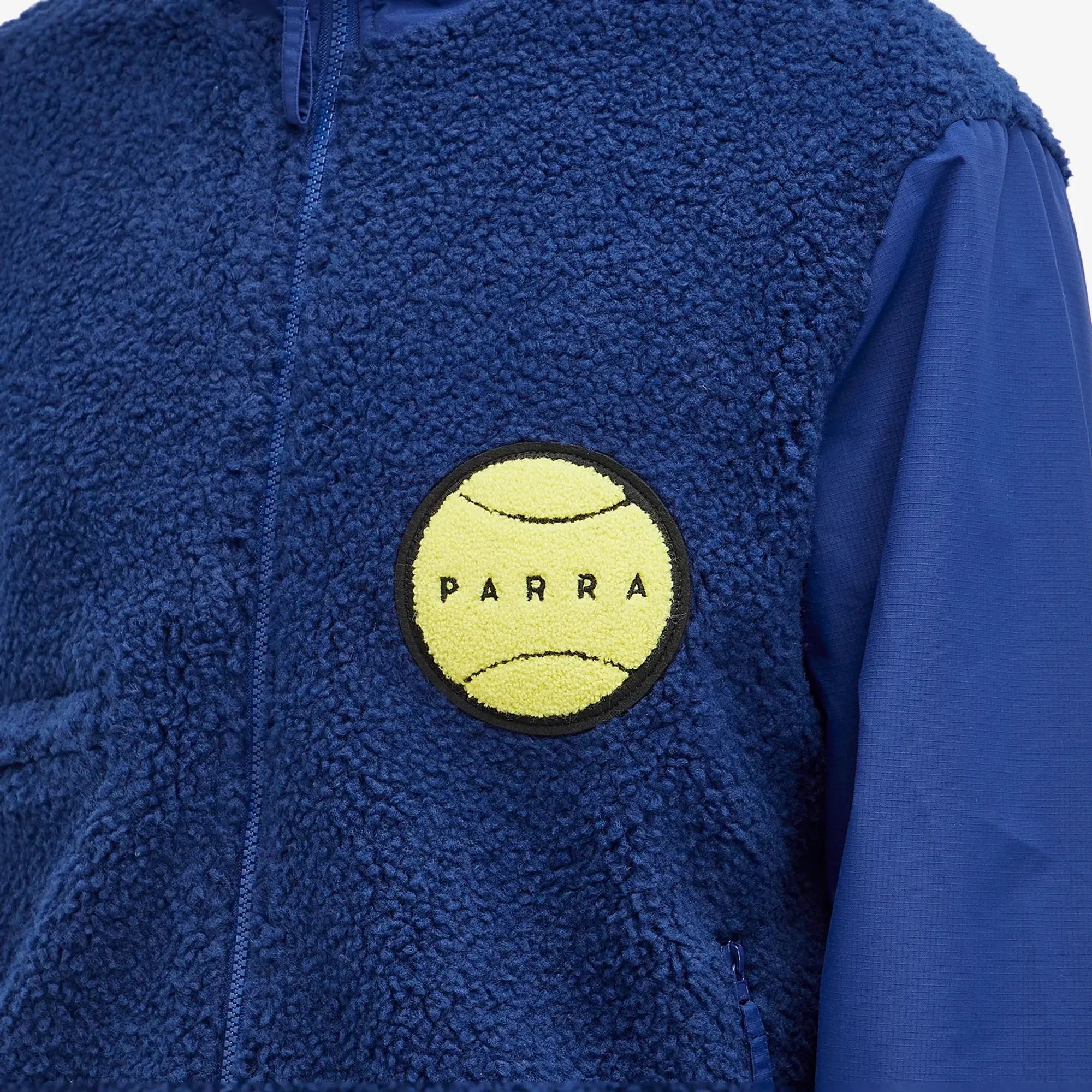 By Parra Men's Balled Fleece Jacket Dark Royal Blue