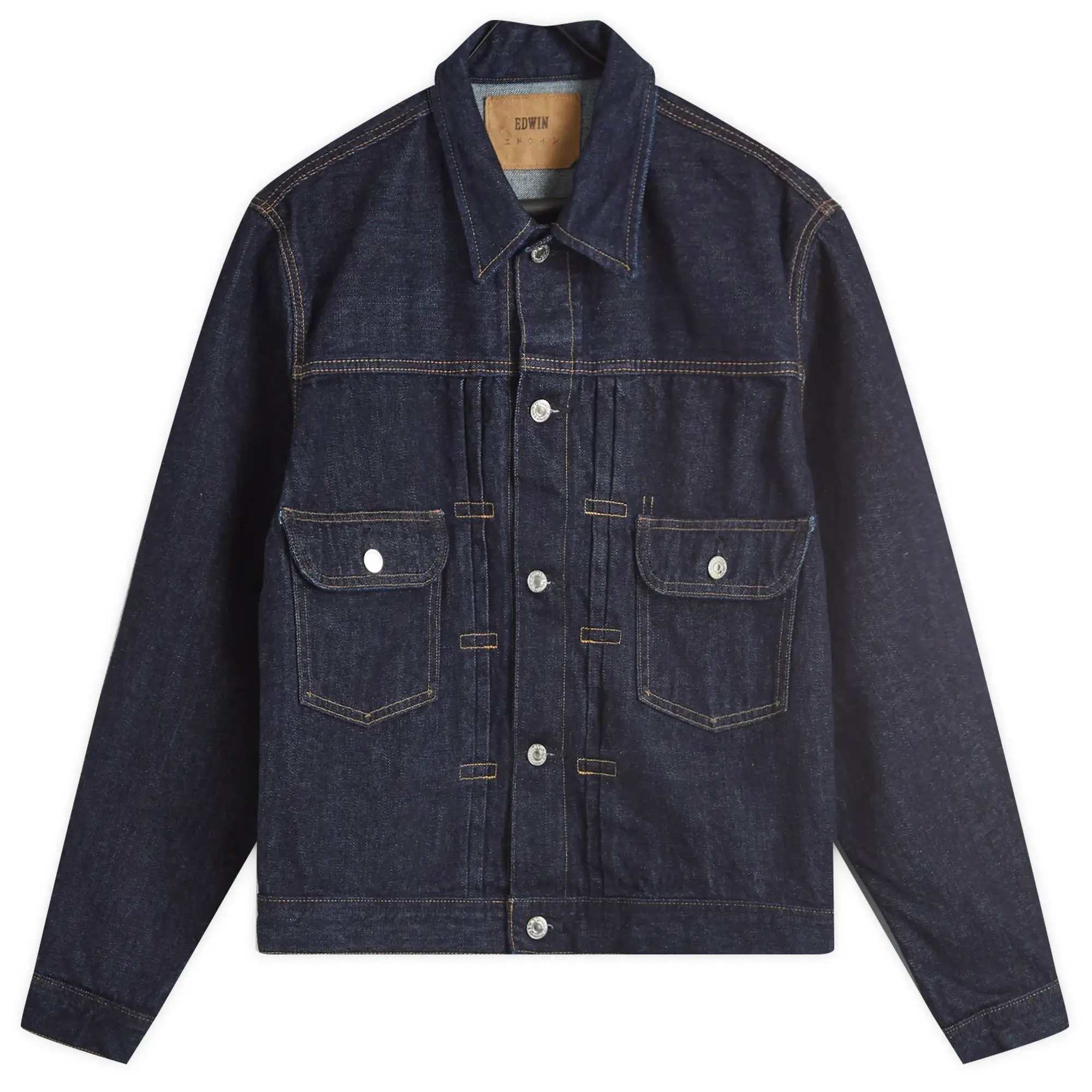 Edwin Men's Selvedge Denim Jacket Blue Rinsed