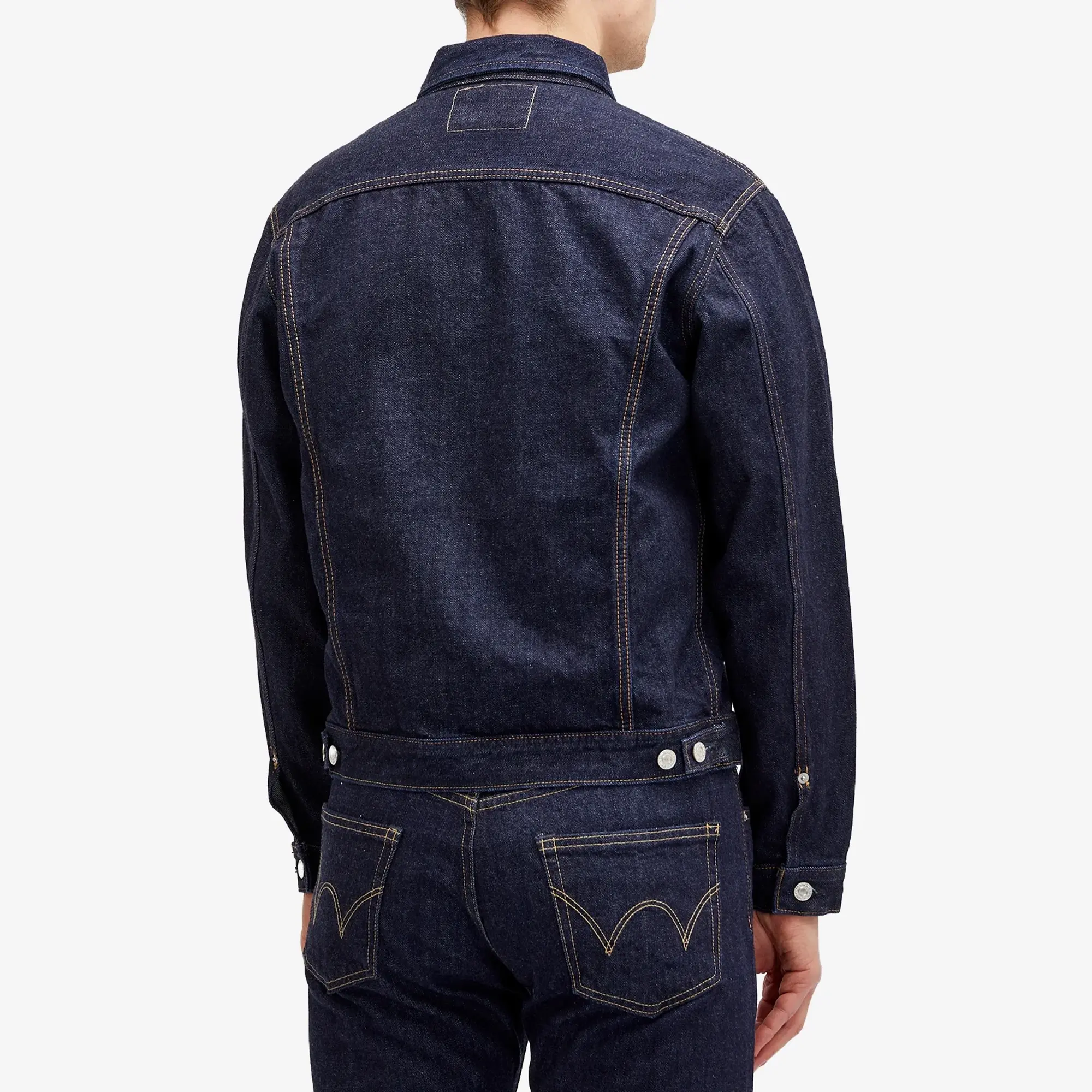 Edwin Men's Selvedge Denim Jacket Blue Rinsed