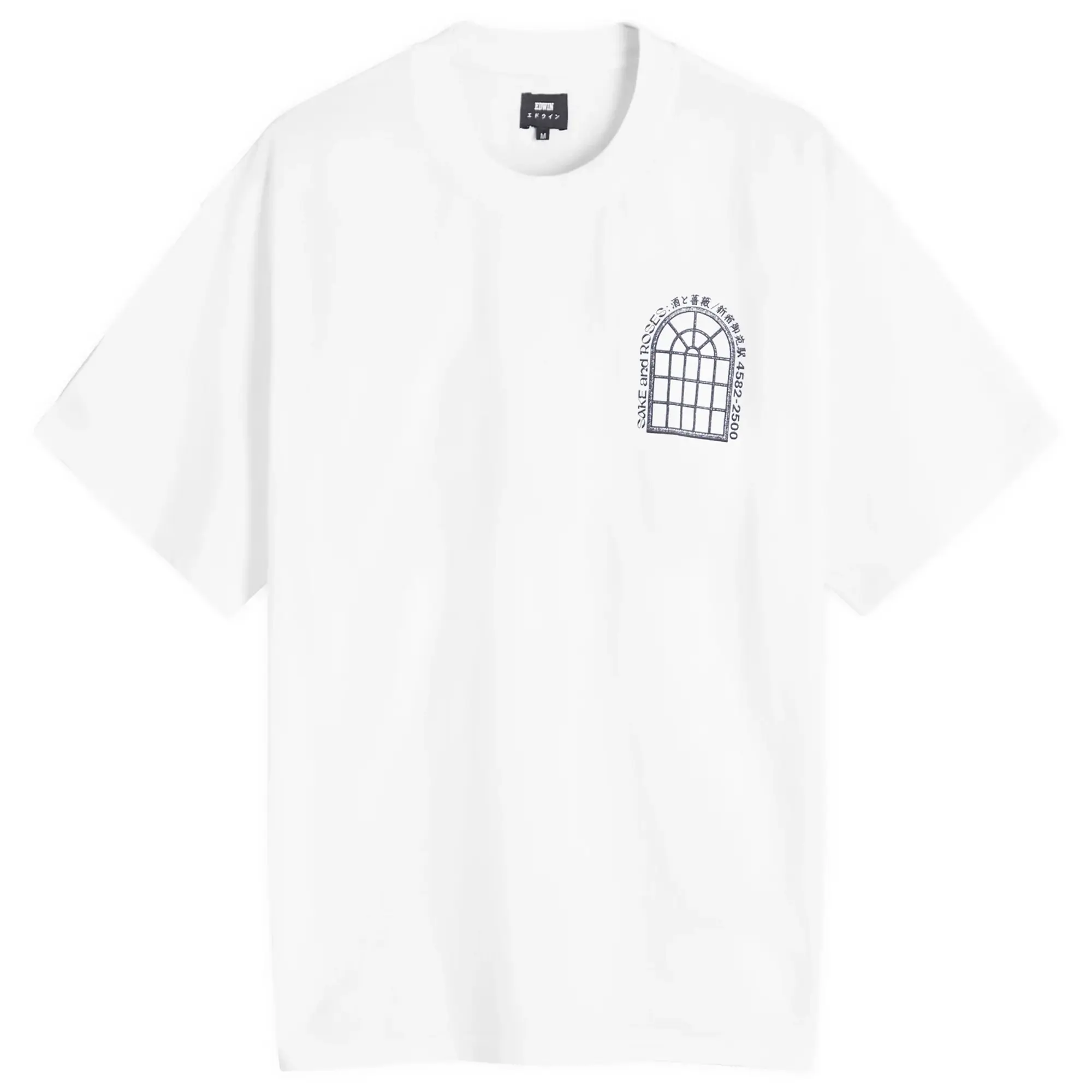 Edwin Sake And Roses T-Shirt, White