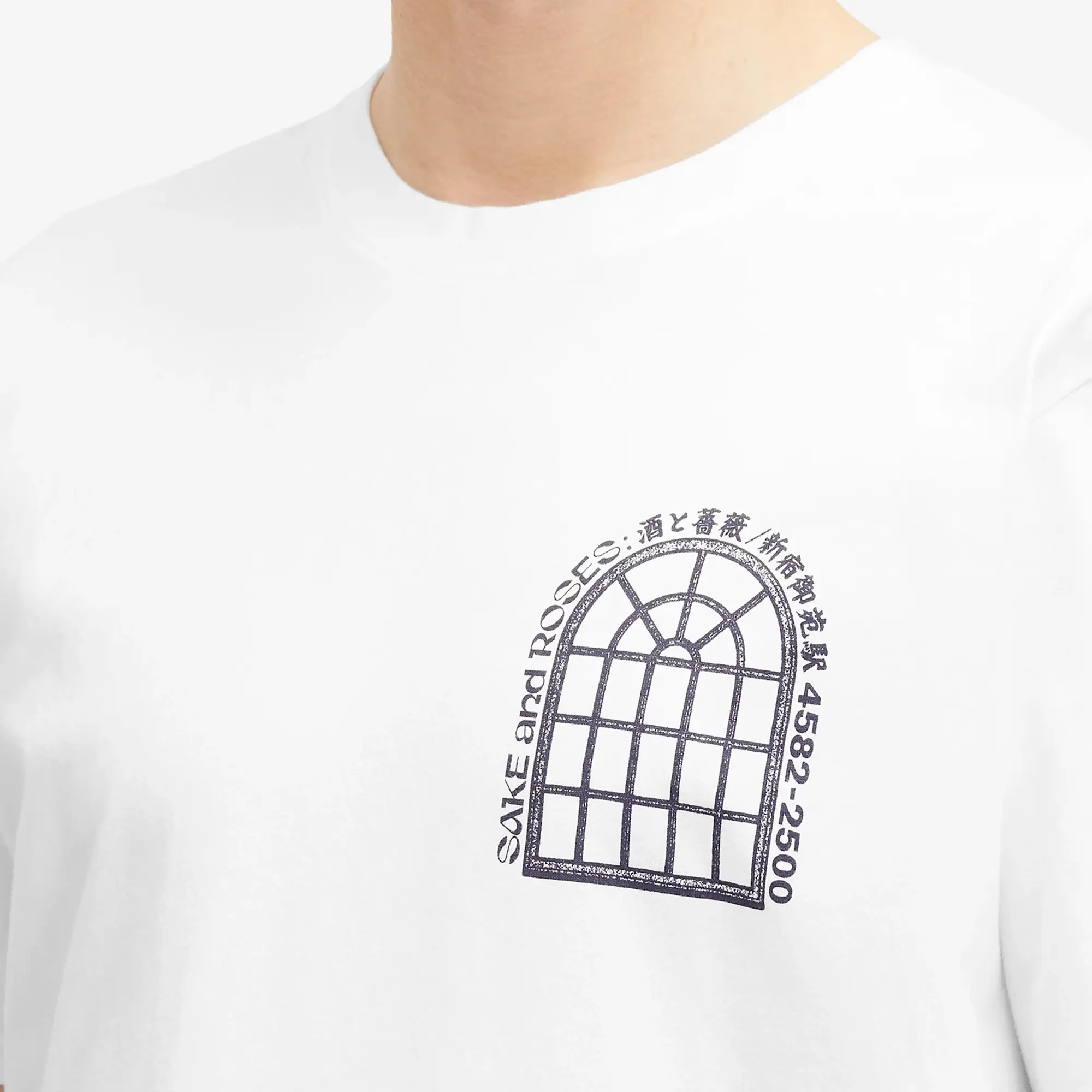 Edwin Sake And Roses T-Shirt, White