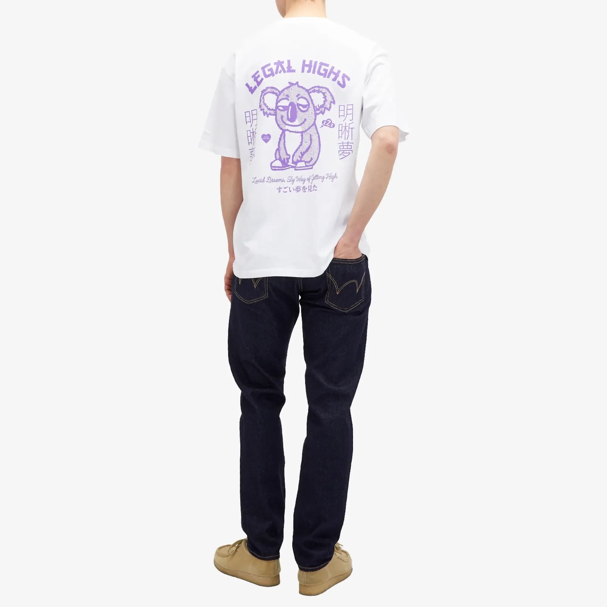 Edwin Legal Highs T-Shirt, White