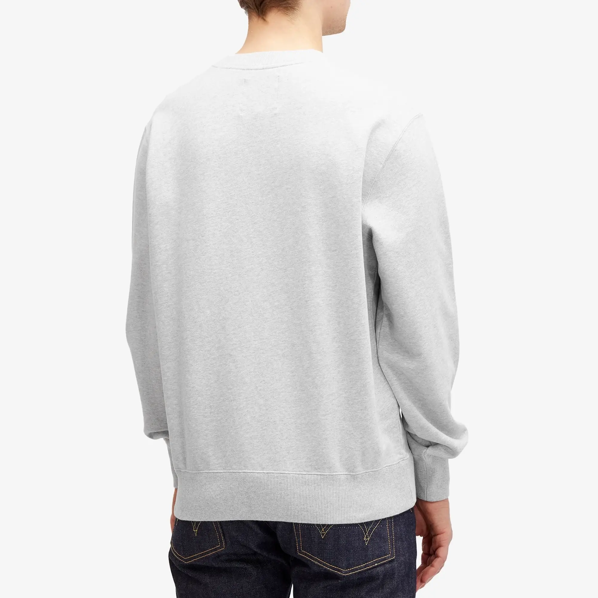 Edwin Men's Japanese Sun Crew Sweatshirt Grey Marl
