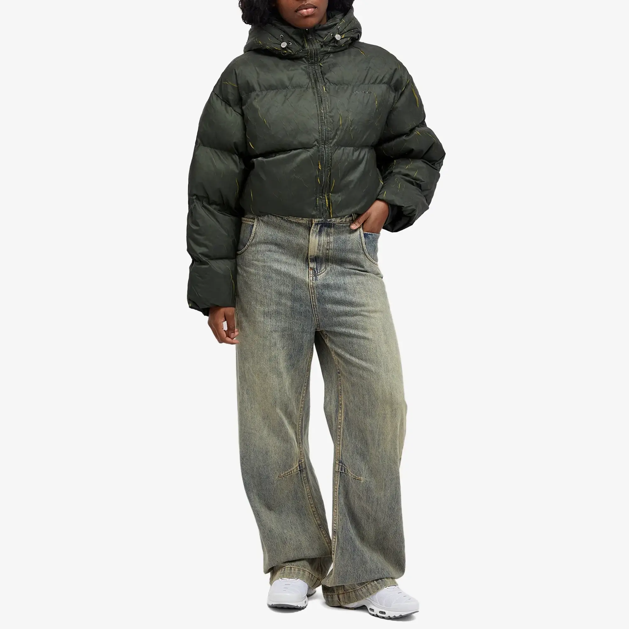 Daily Paper Women's Jorja Puffer Jacket Cardamon Green