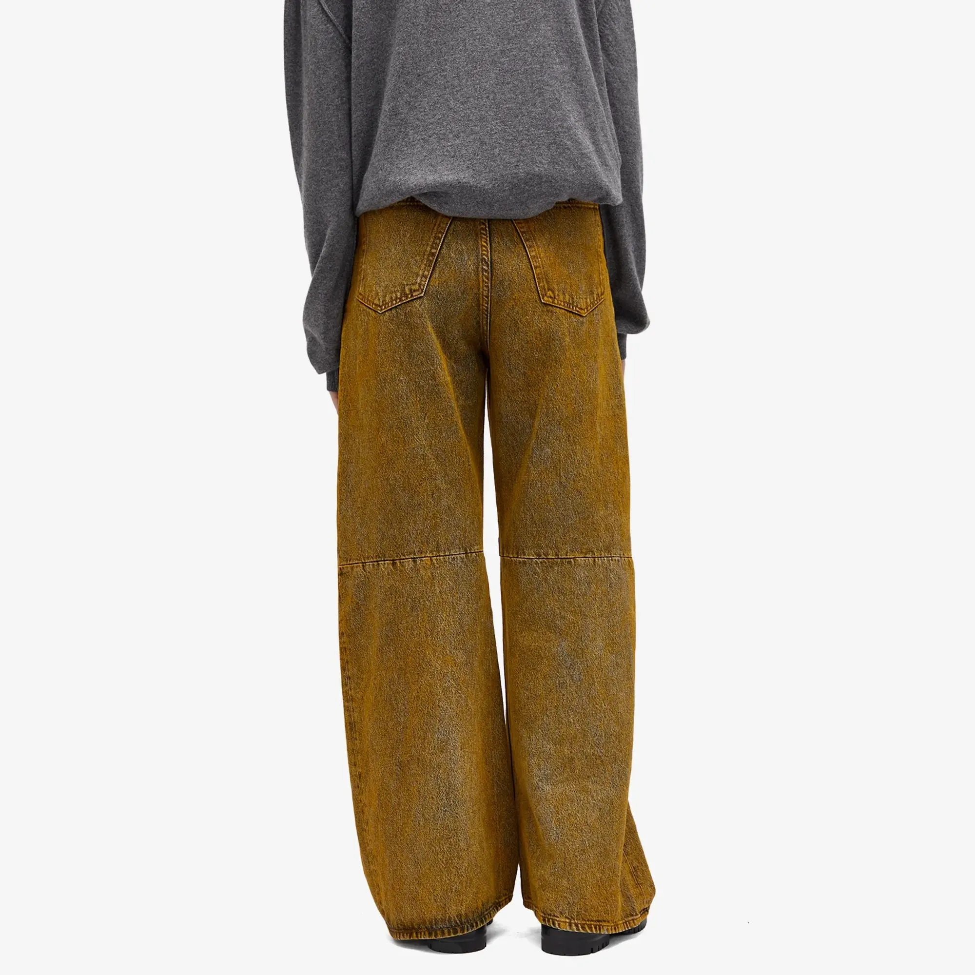 MM6 Maison Margiela Women's 5-Pocket Pants Yellow