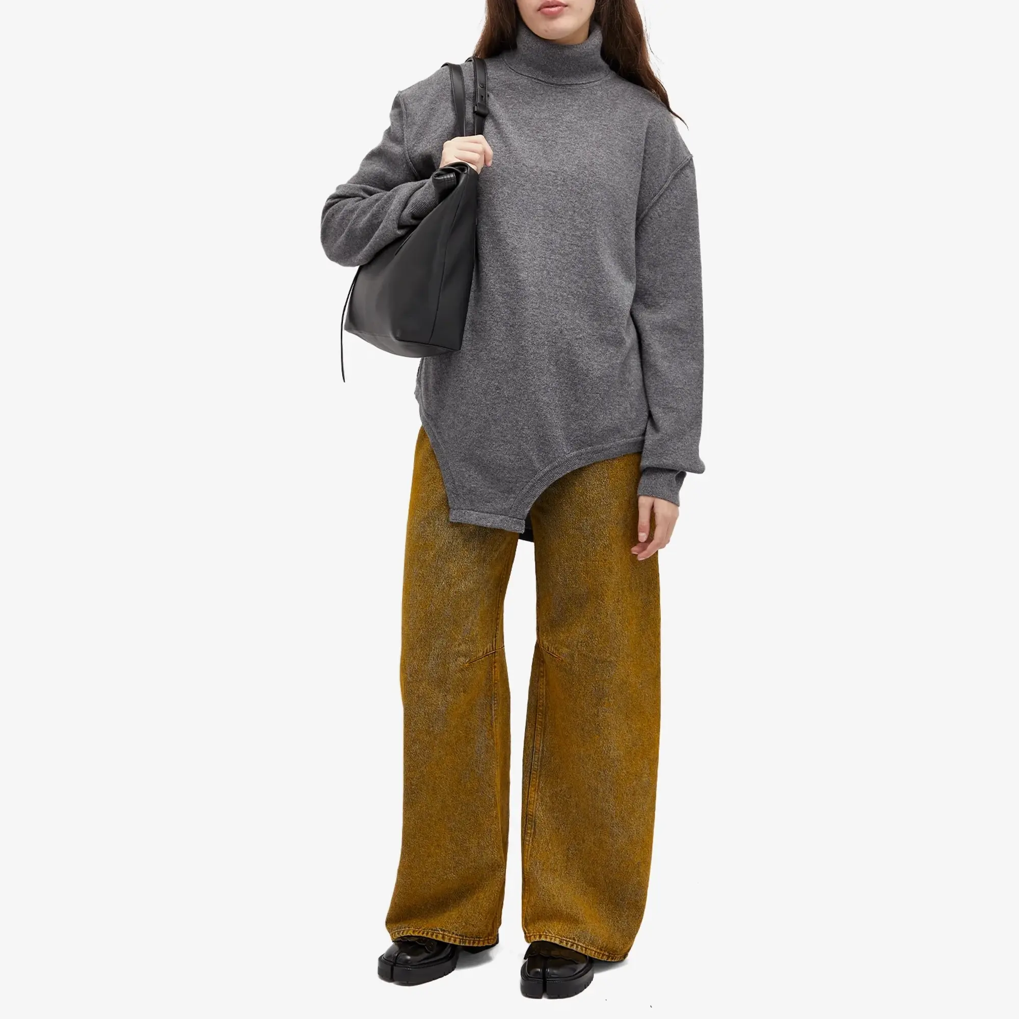 MM6 Maison Margiela Women's 5-Pocket Pants Yellow