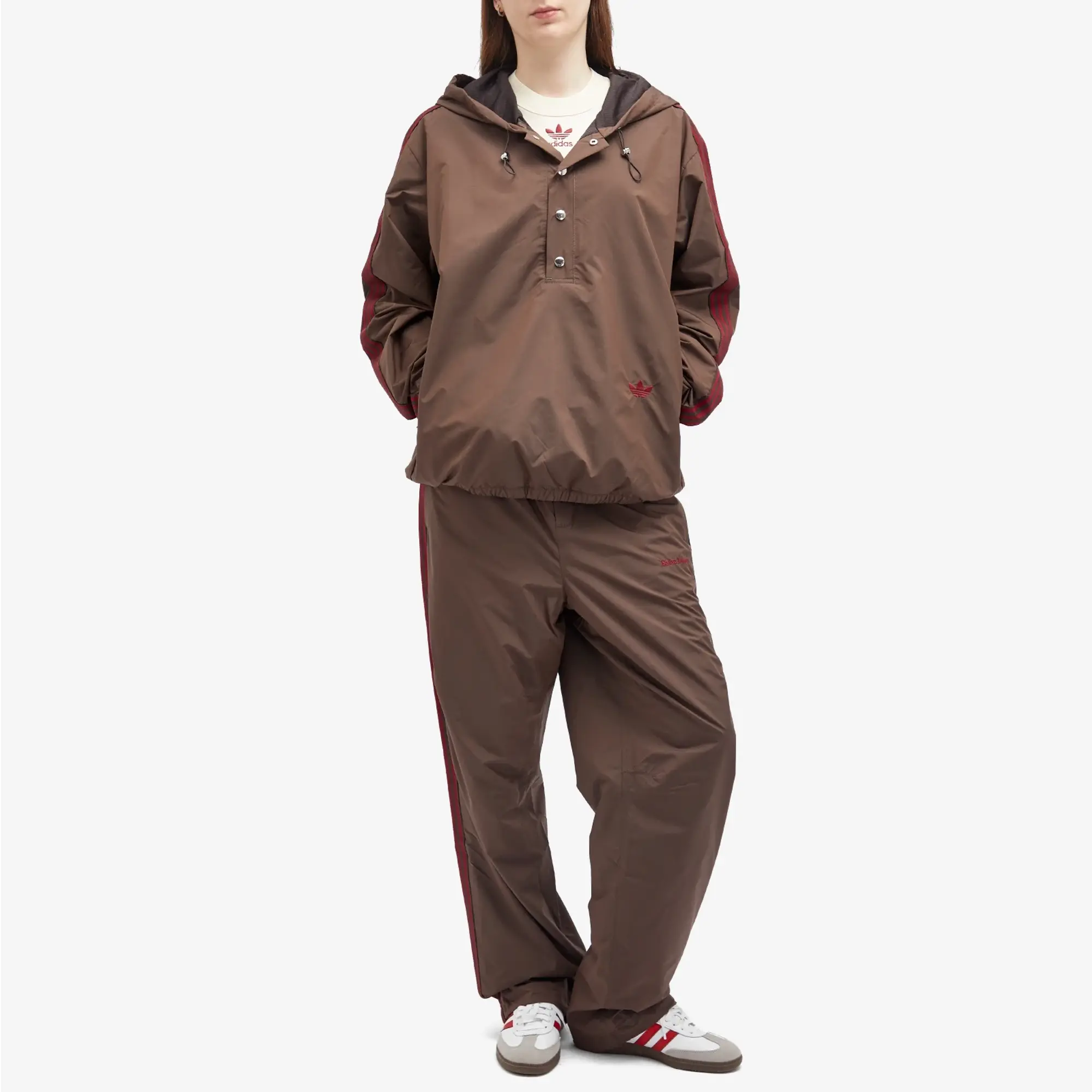 adidas Originals Adidas x Wales Bonner Nylon Track Pant Night Brown