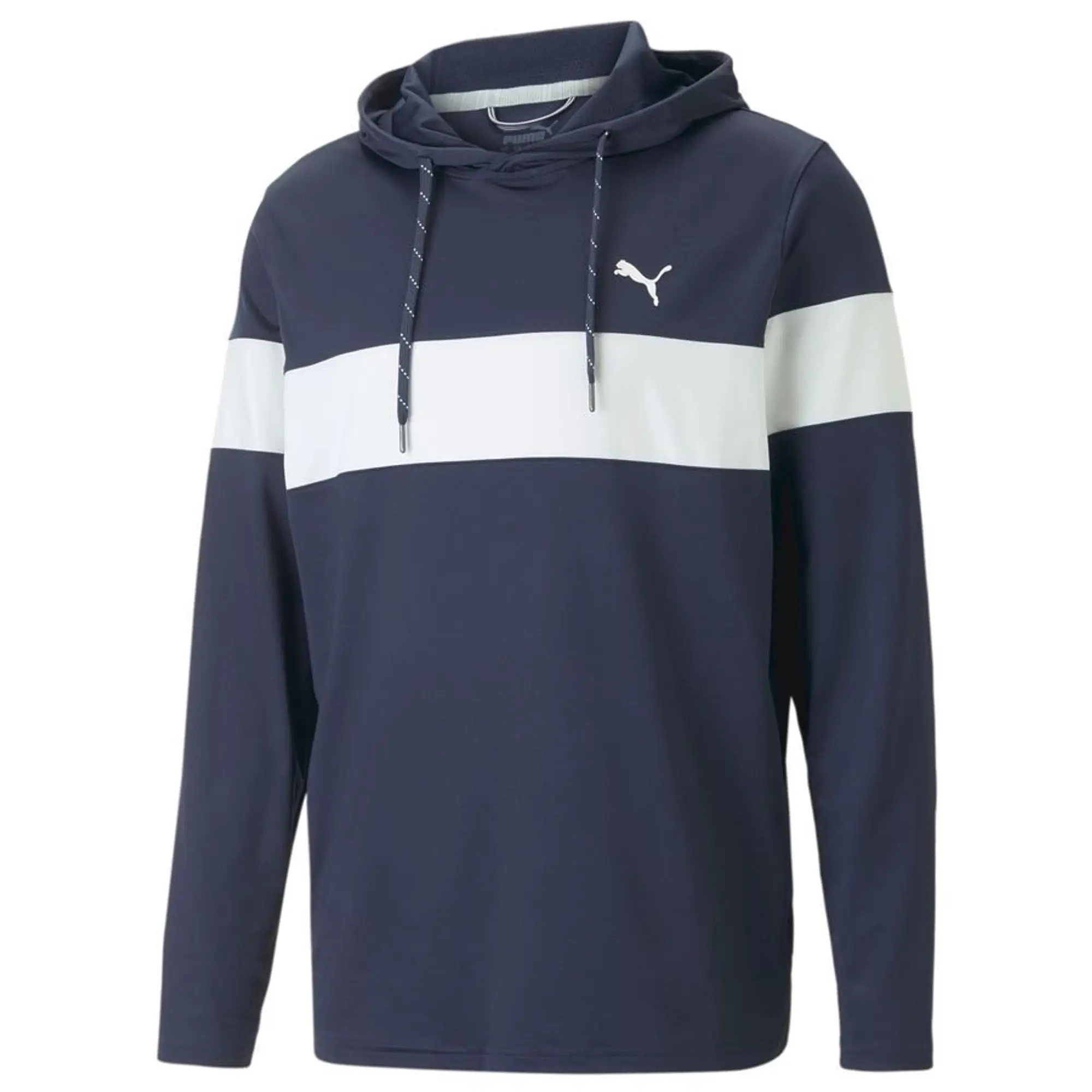 Puma Colourblock Hoodie Mens - Blue