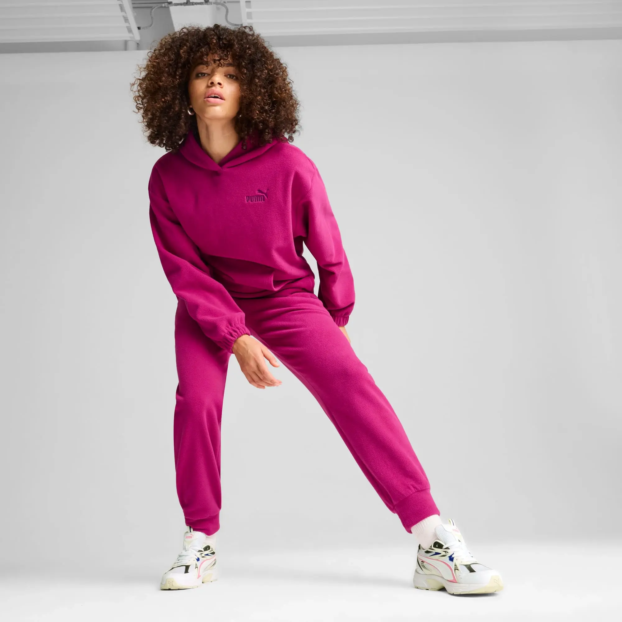 PUMA Ess Elevated Hoodie Women, Magenta Gleam