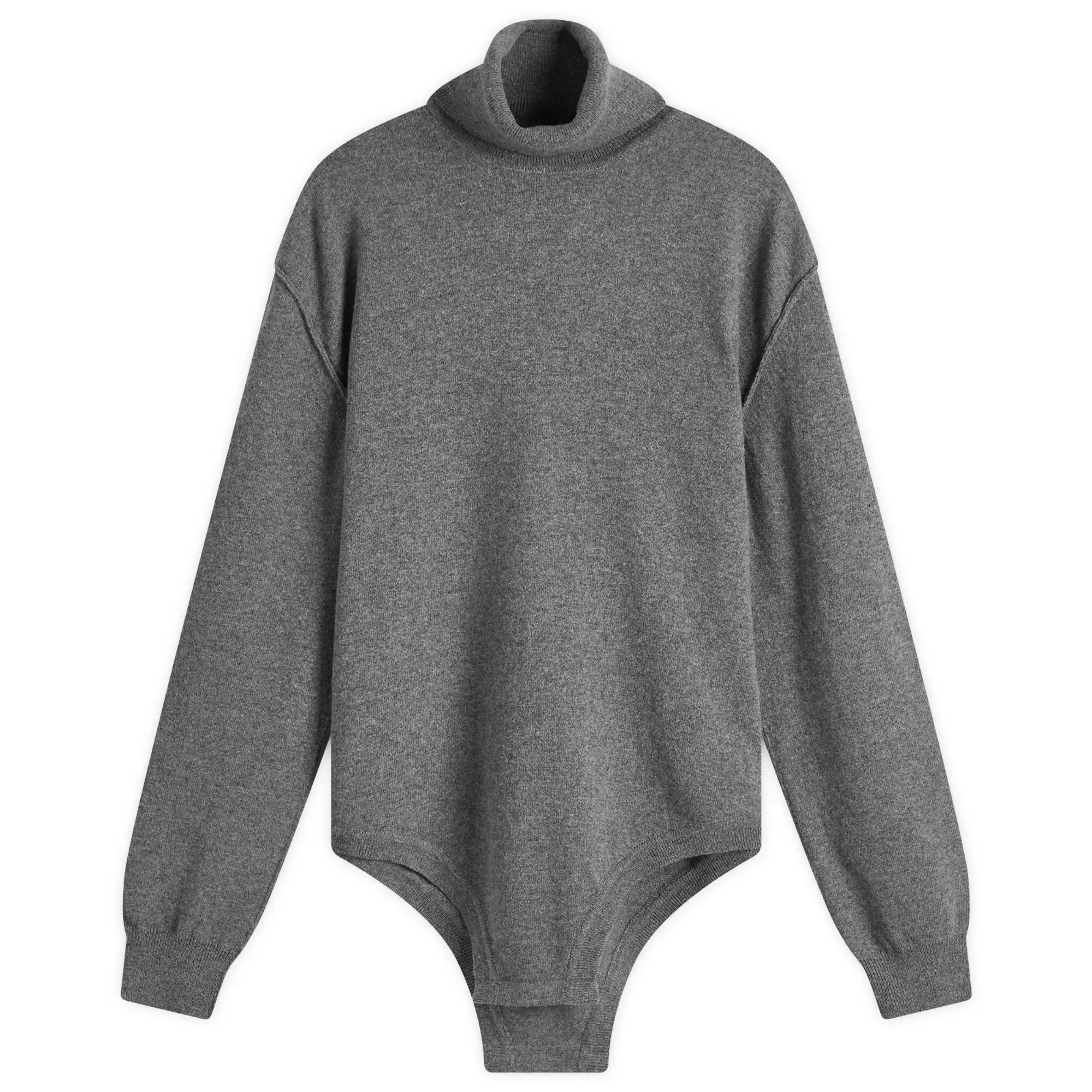 Maison Margiela Women's Turtle Neck Sweatshirt Grey