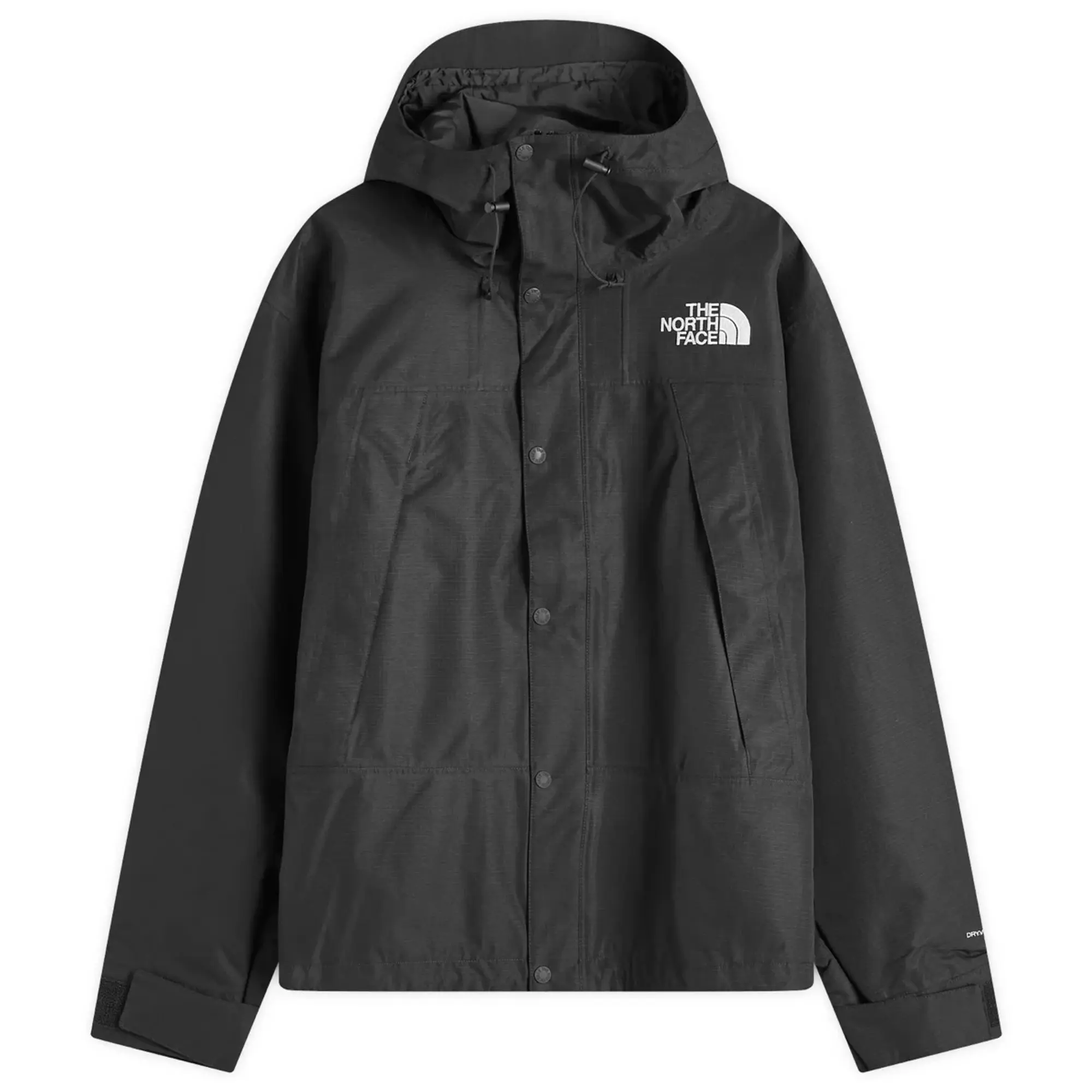 The North Face Dryvent Mono Hooded Mountain Jacket In Black