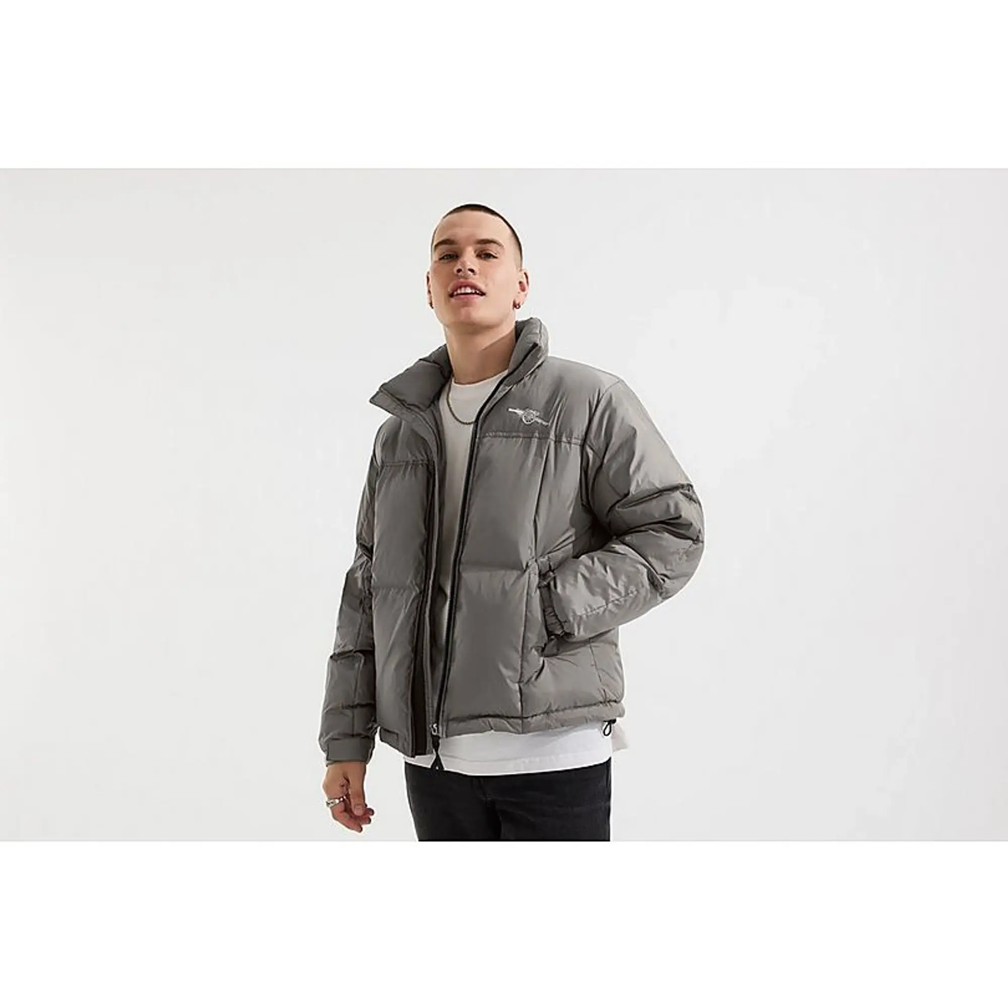 Champion Arsenal Grey Cannon Puffer Jacket, Multicolor