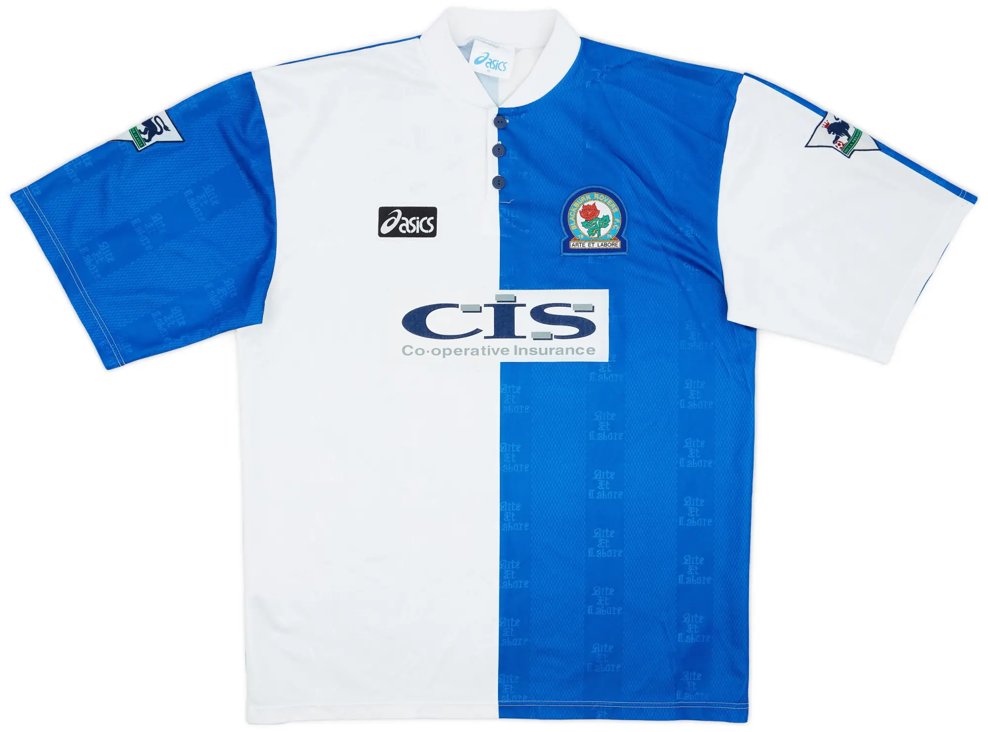 Asics 1996-97 Blackburn Match Issue Home Shirt #16