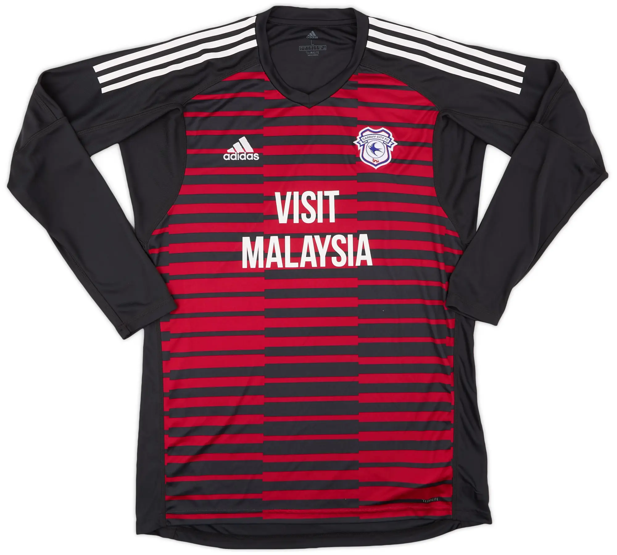 adidas 2018-19 Cardiff City GK Shirt - 8/10 - (L)