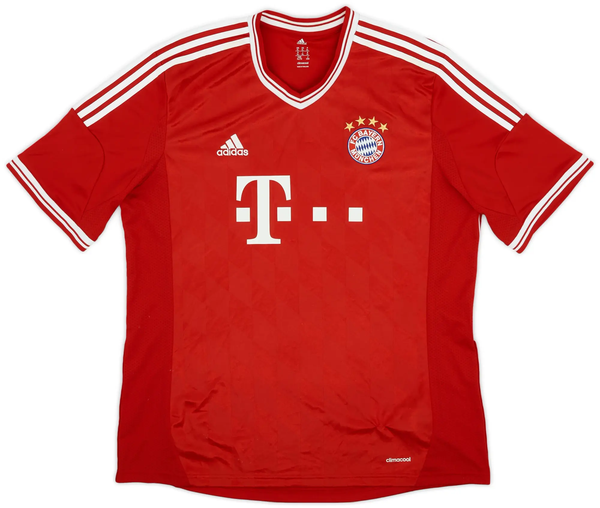 adidas 2013-14 Bayern Munich Home Shirt - 6/10 - (XL)