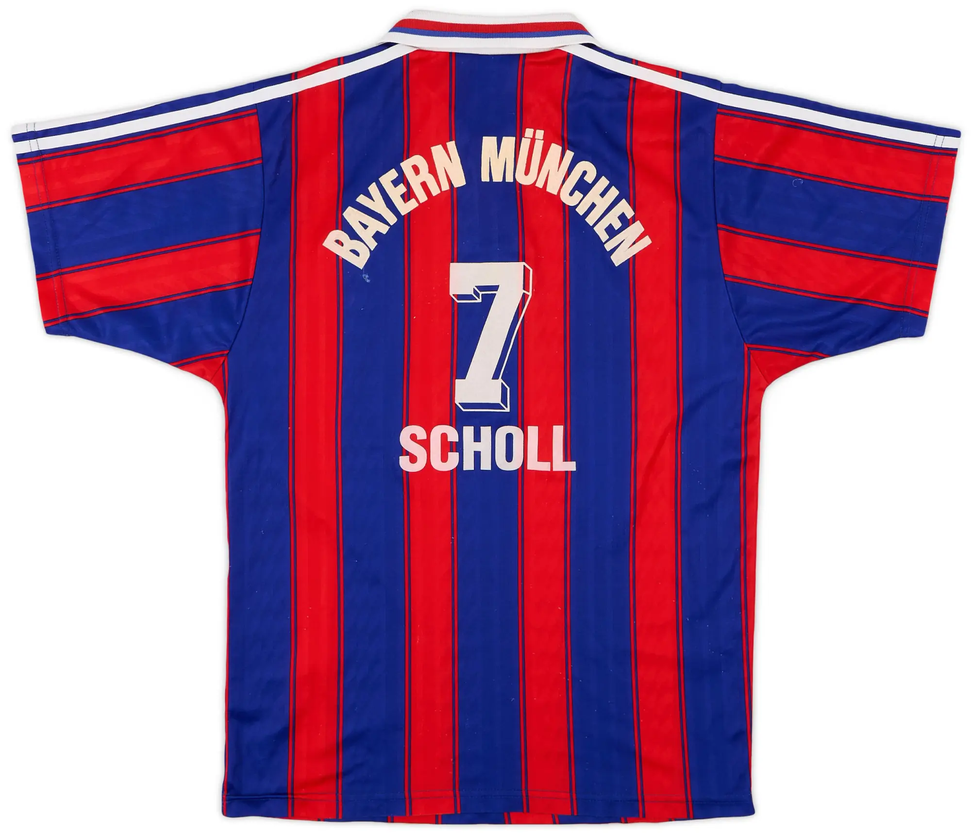 adidas 1995-97 Bayern Munich Home Shirt Scholl #7 - 5/10 - (S)