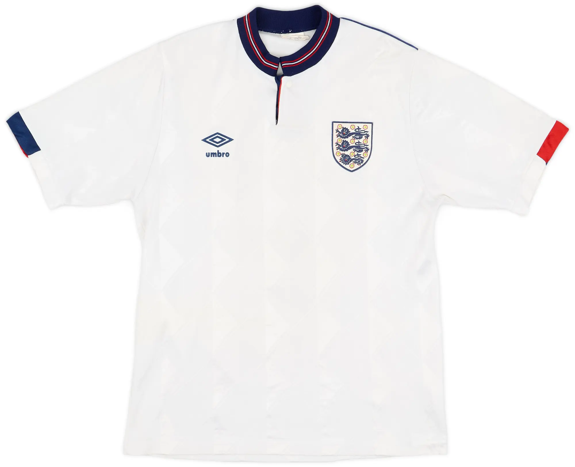 Umbro 1987-90 England Home Shirt - 8/10 - (S)