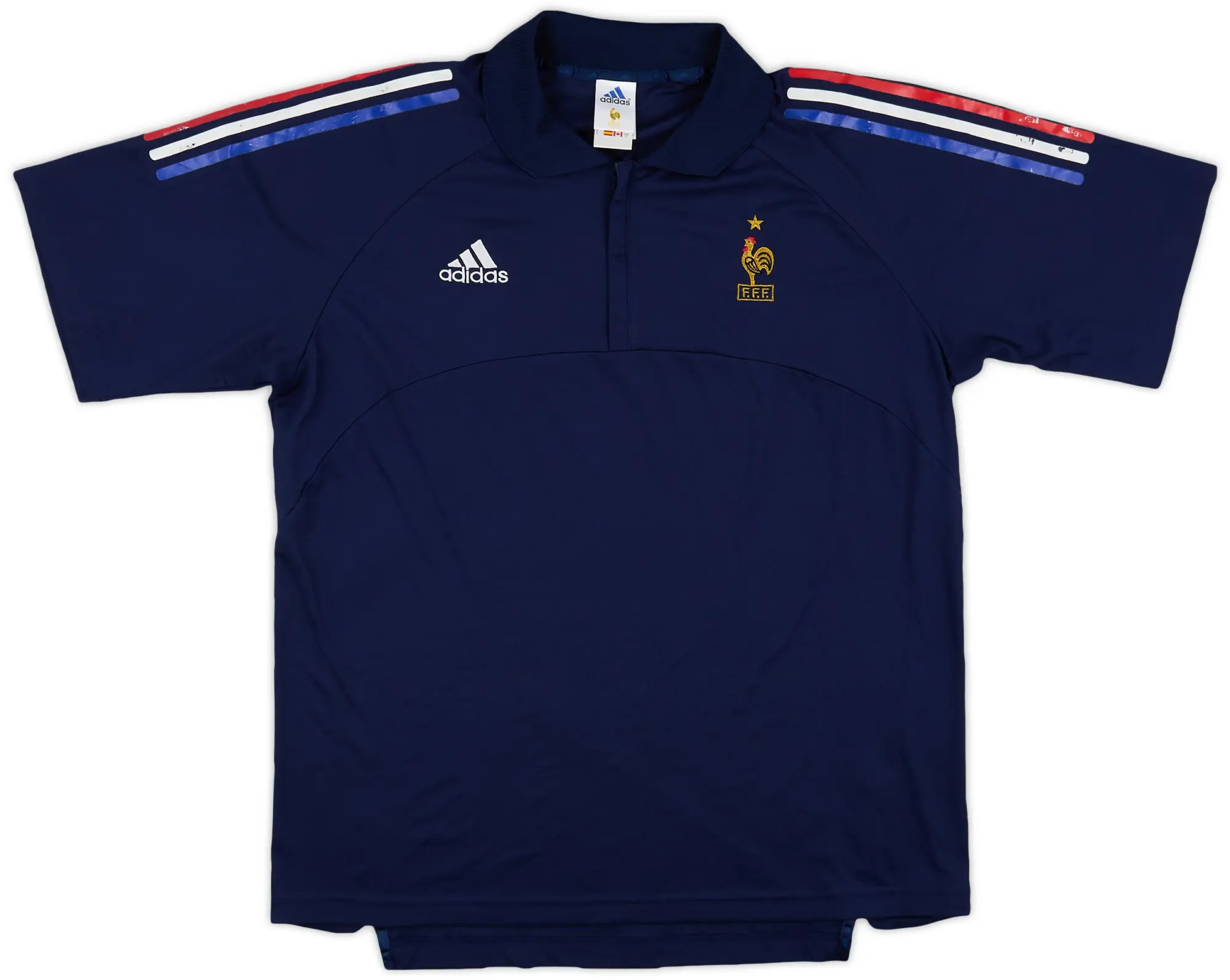 2001-02 France adidas 1/4 Zip Training Shirt - 7/10 - (L)