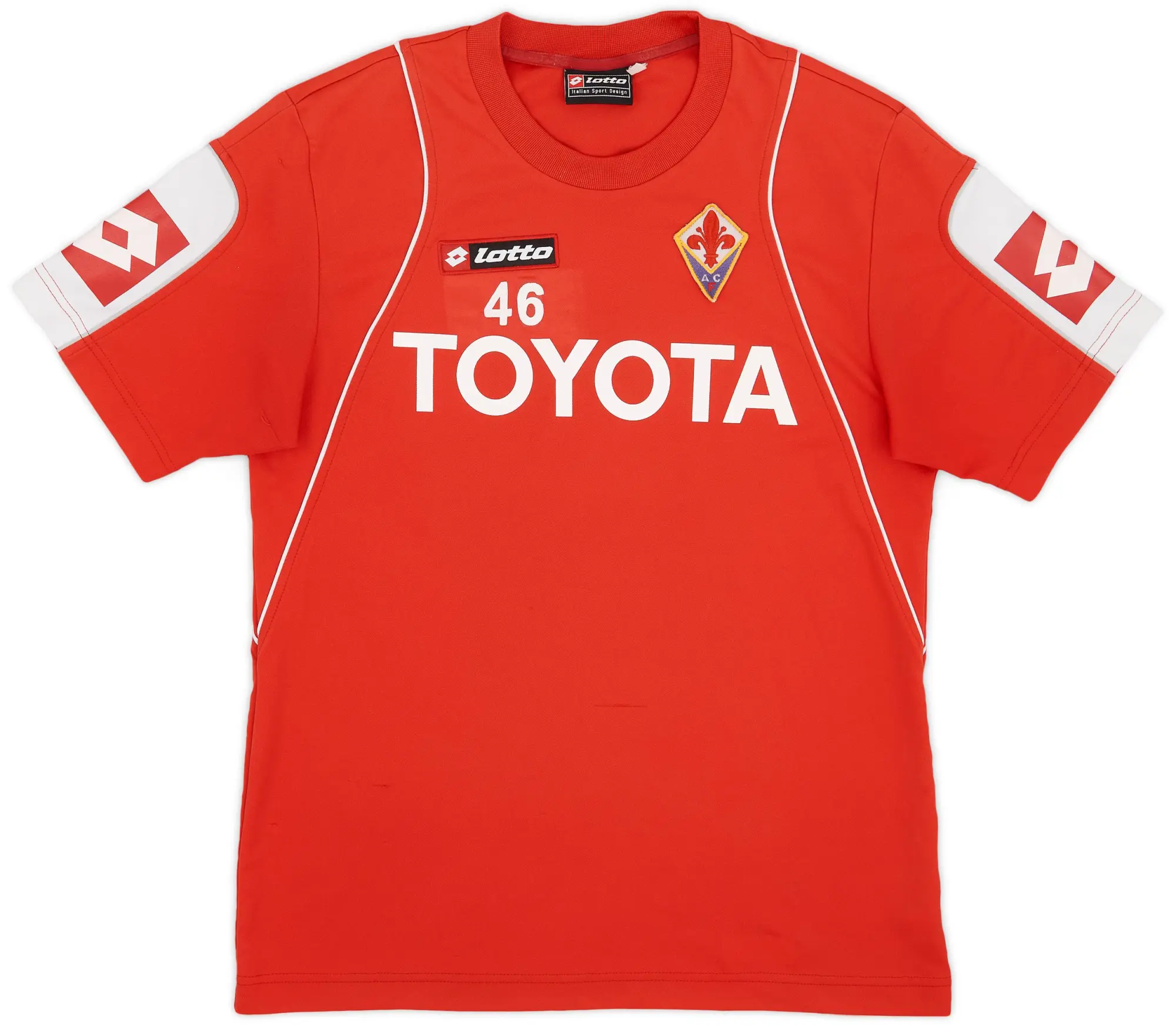 2005-07 Fiorentina Player Issue Lotto Training Shirt #46 - 6/10 - (M)
