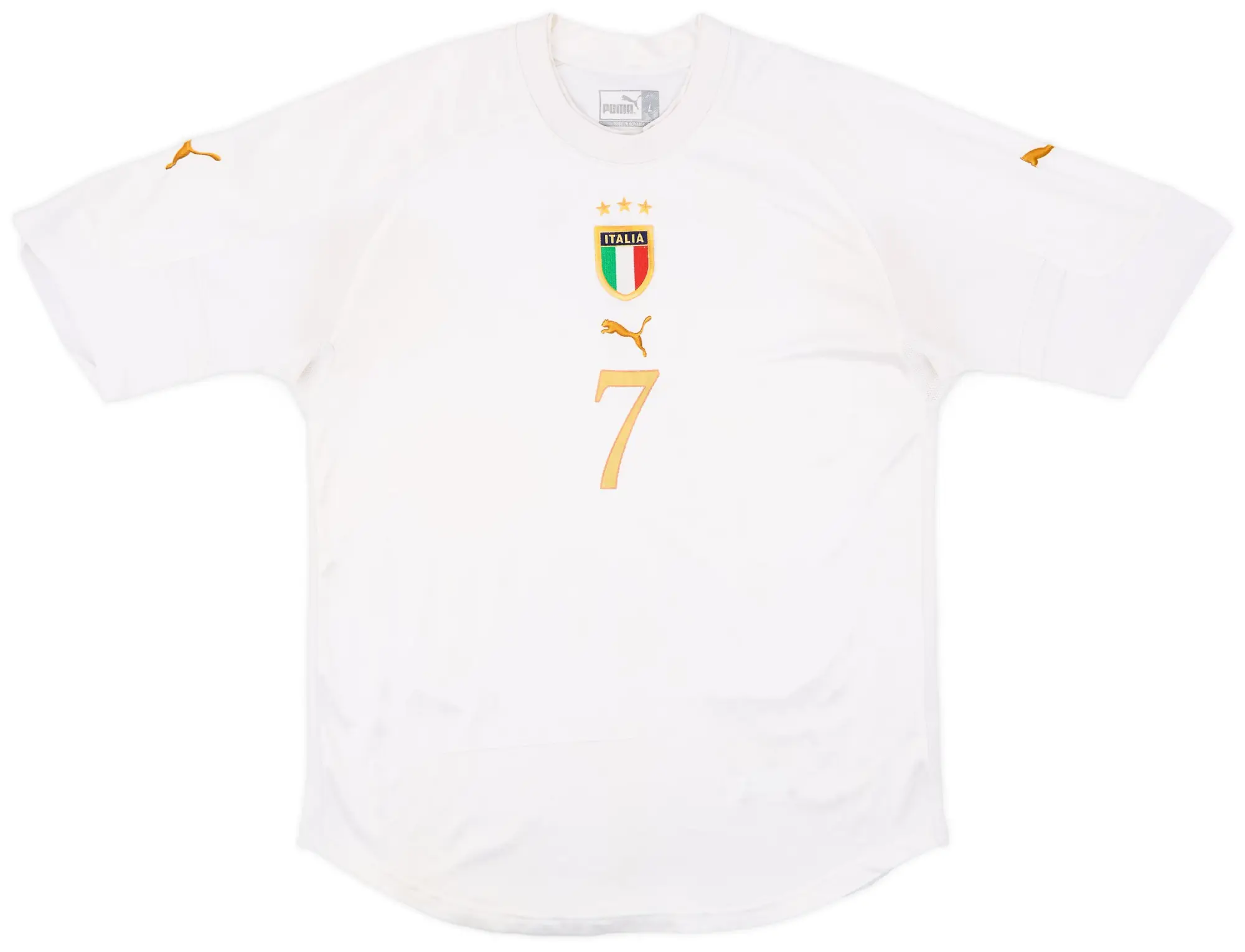 Puma 2004-06 Italy Away Shirt #7 - 5/10 - (L)