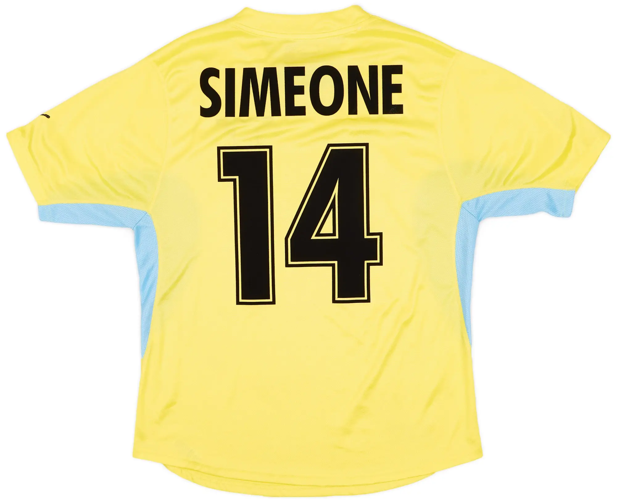 Puma 2001-02 Lazio Away Shirt Simeone #14 - 8/10 - (XL)