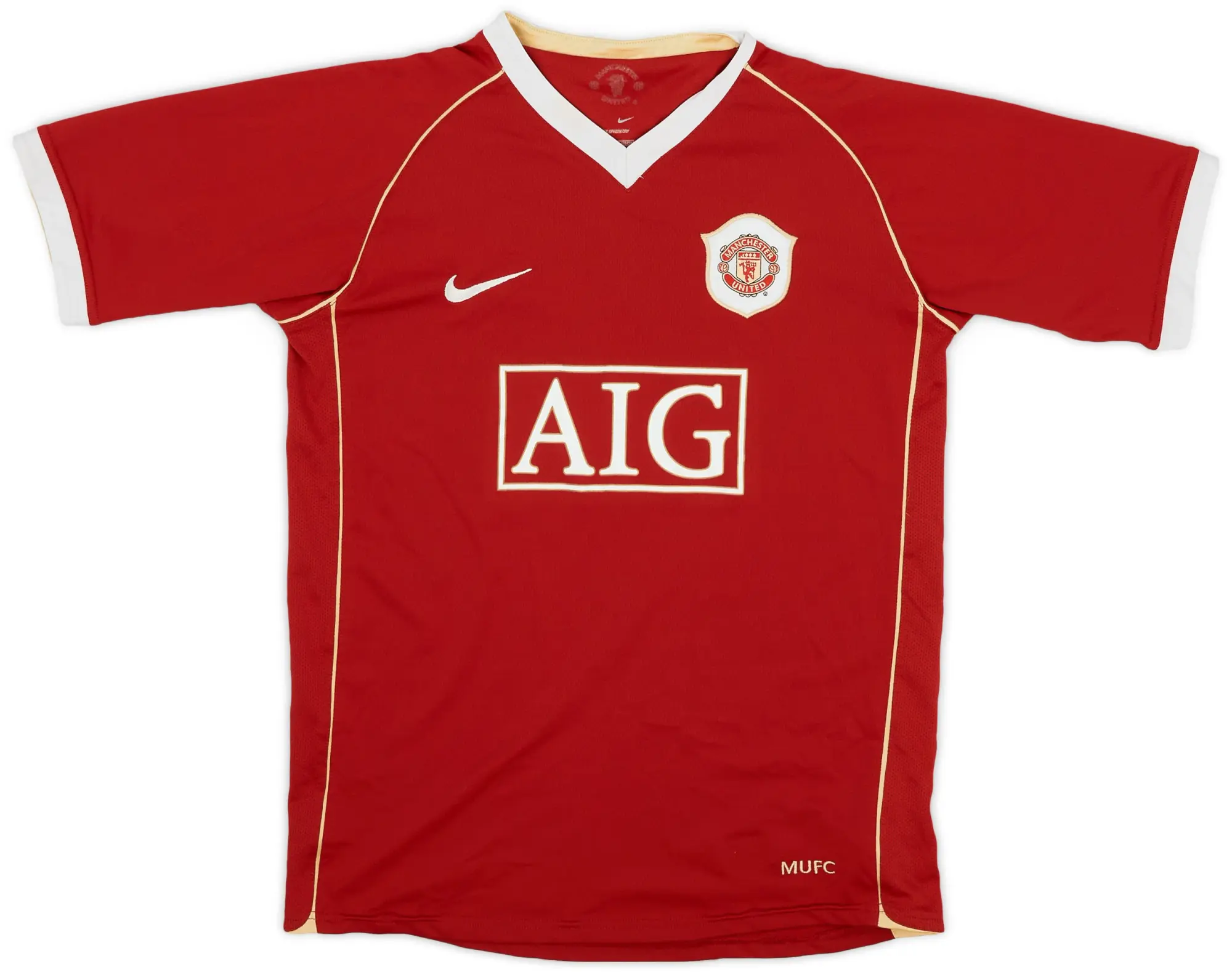 Nike 2006-07 Manchester United Home Shirt - 9/10 - (XL.Boys)