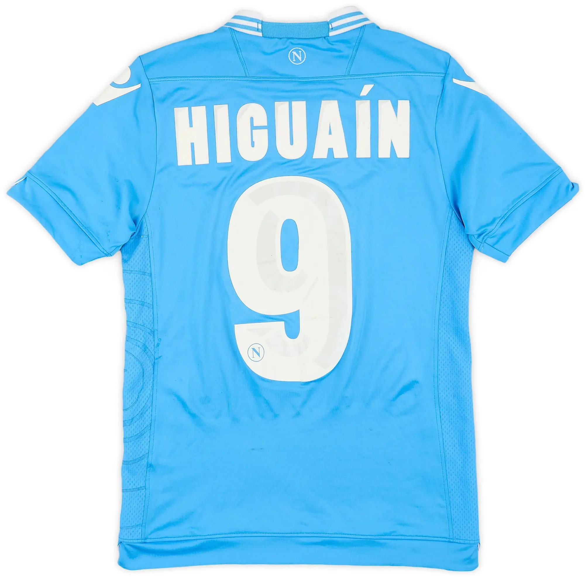 Macron 2013-14 Napoli Home Shirt Higuain #9 - 7/10 - (S)
