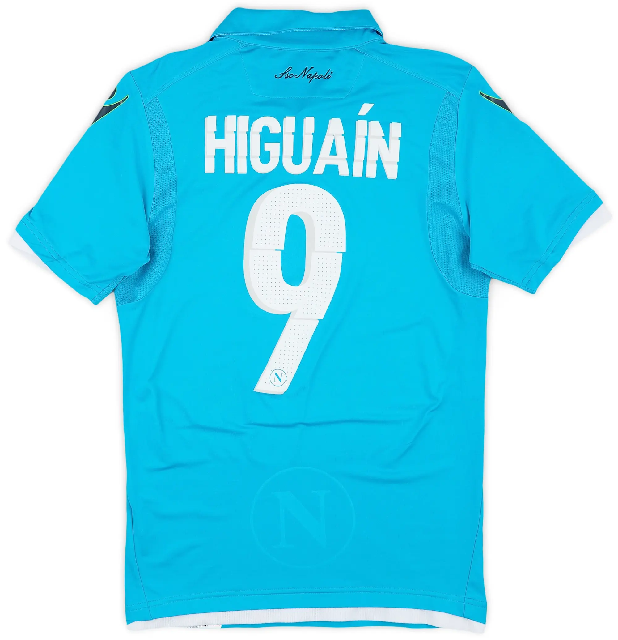 Macron 2014-15 Napoli Home Shirt Higuain #9 - 8/10 - (M)