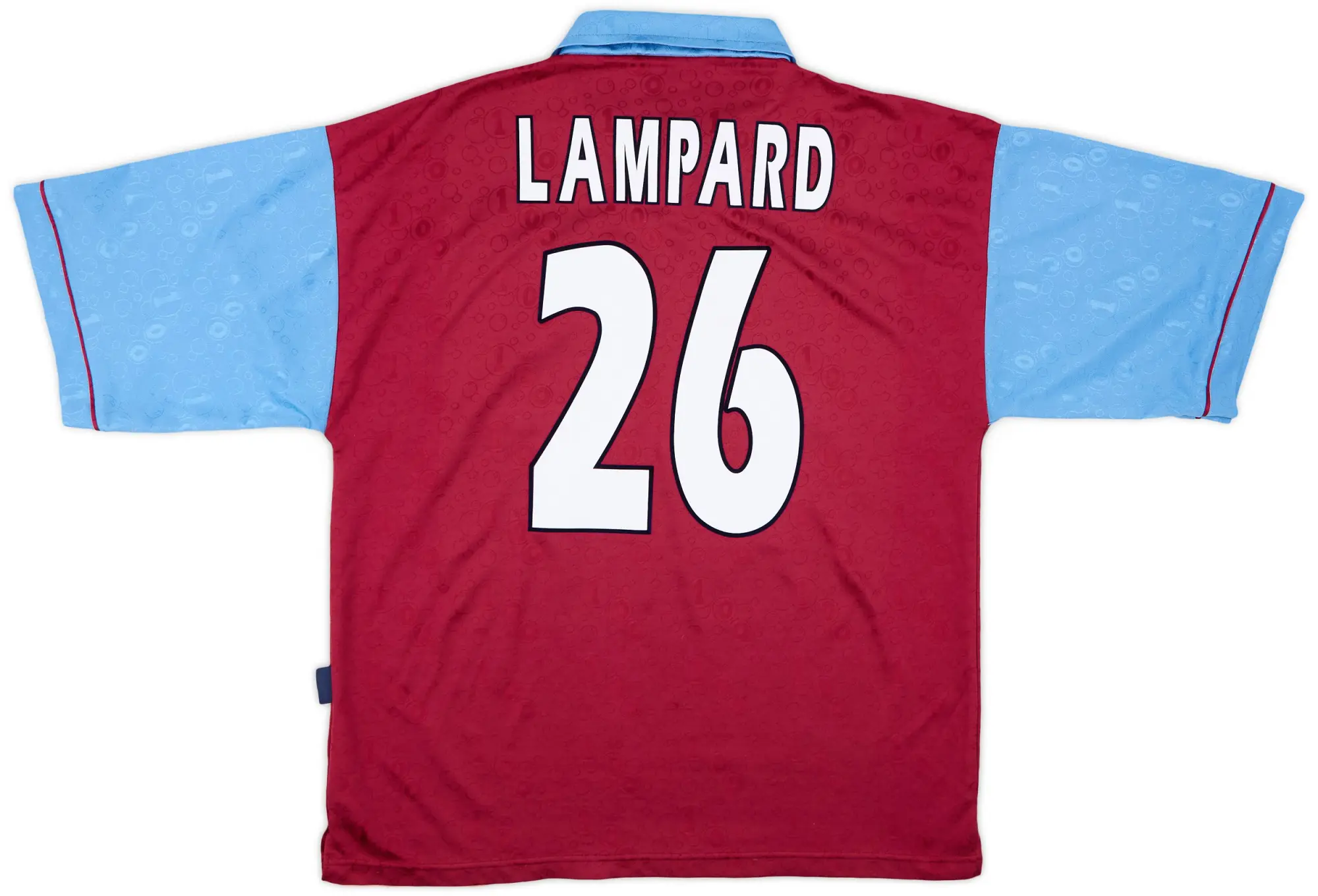 1995-97 West Ham Centenary Home Shirt Lampard #26 - 8/10 - (L)