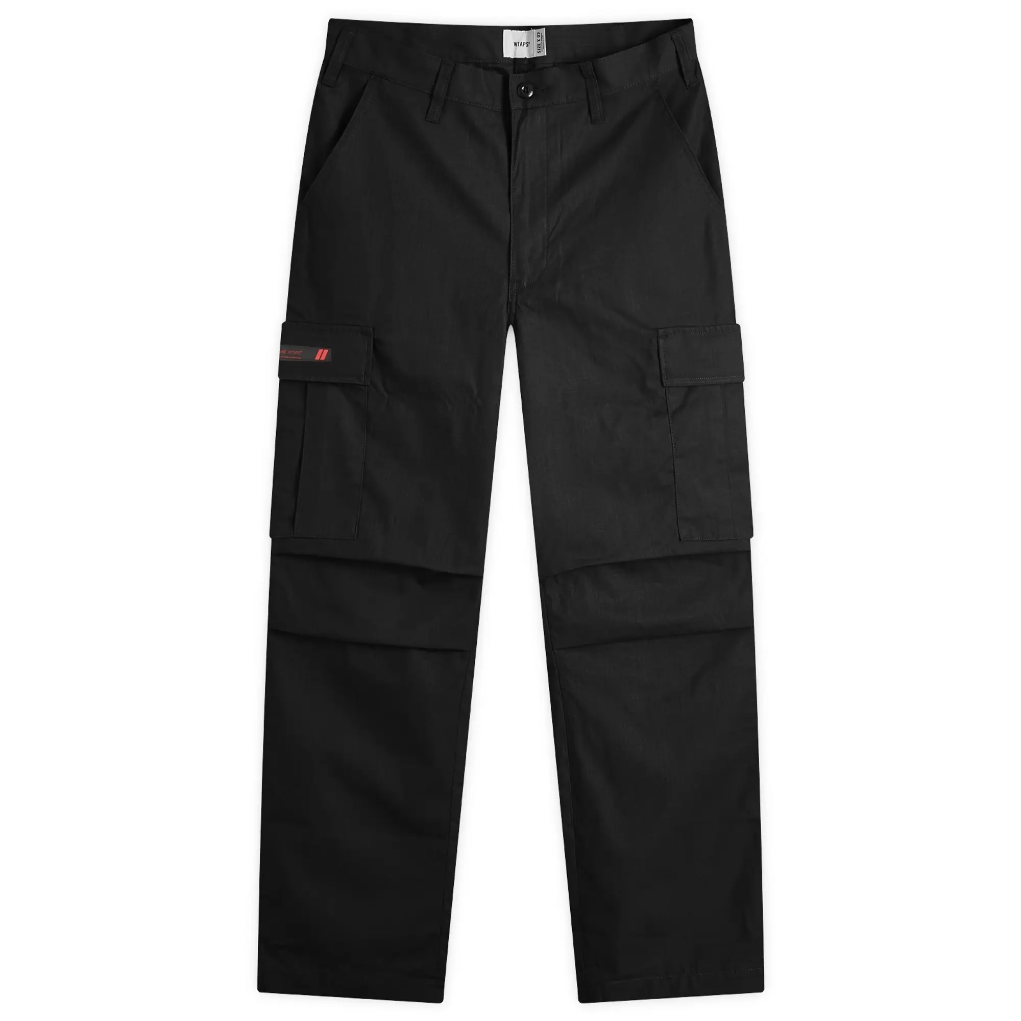 WTAPS Men's 12 Ripstop Cargo Pants Black