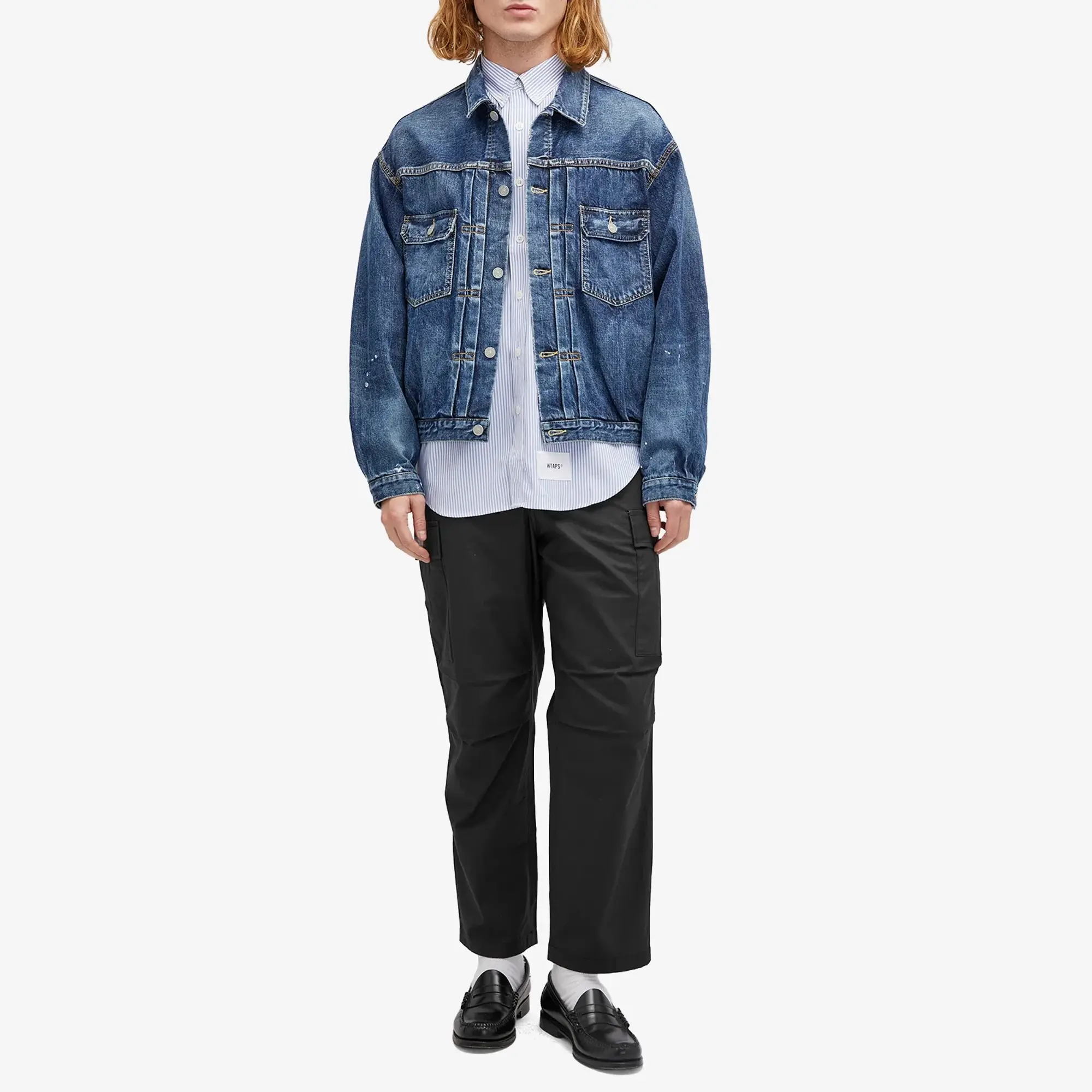WTAPS Men's 12 Ripstop Cargo Pants Black