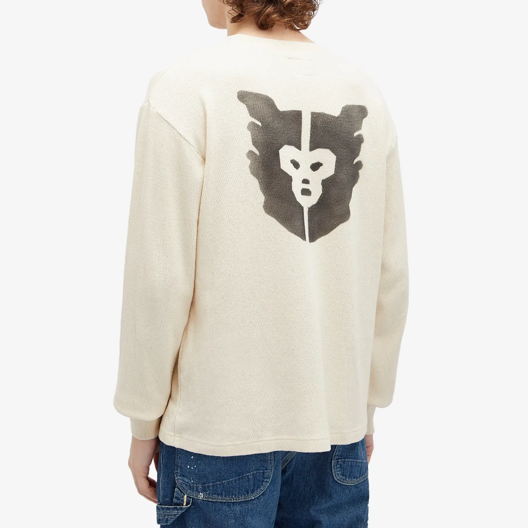 Human Made Men's thermal l/s t-shirt White