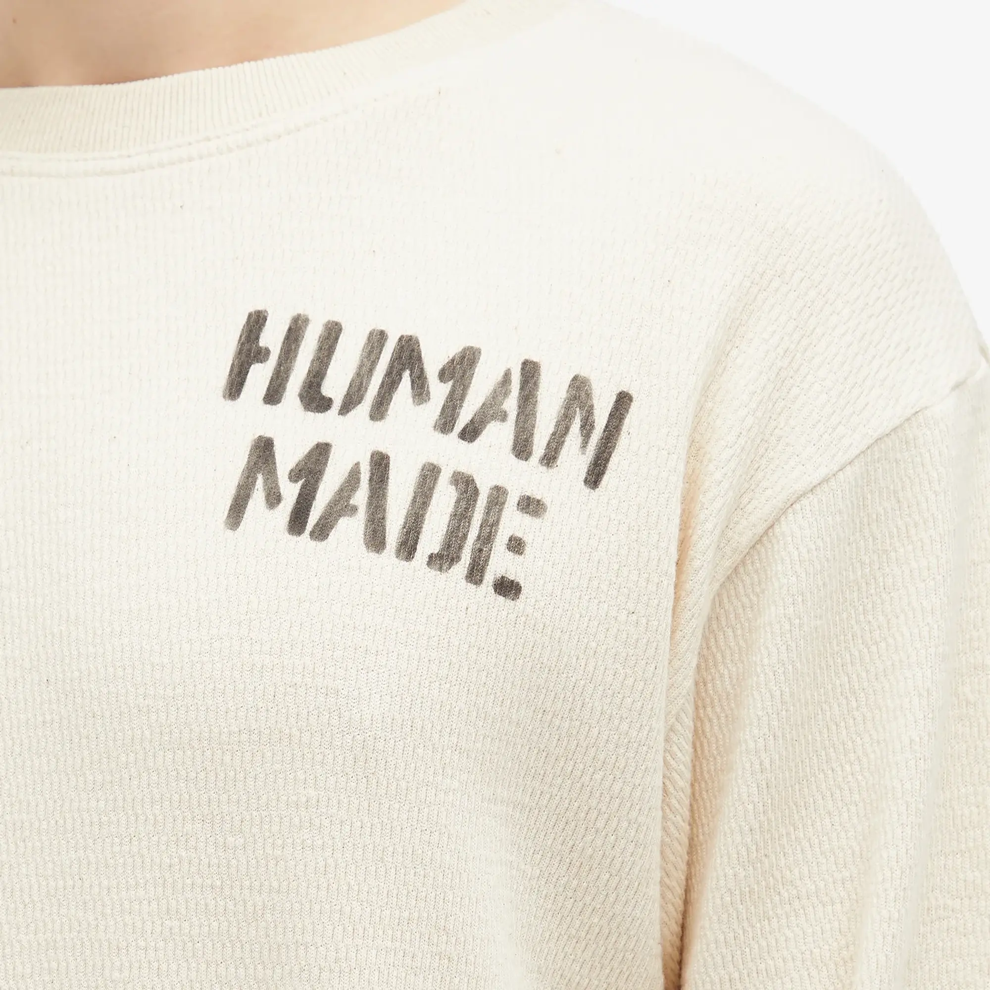Human Made Men's thermal l/s t-shirt White
