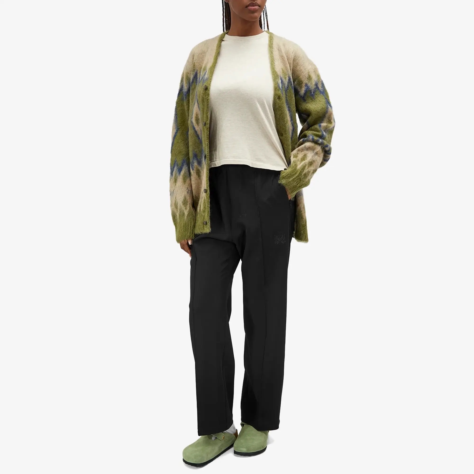 Needles Women's WU Straight Twill Pant Black