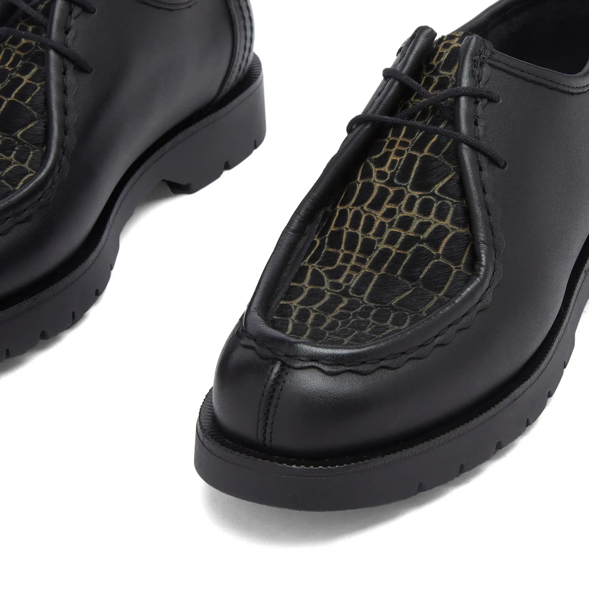 KLEMAN Men's Padrini Croc Shoe Black