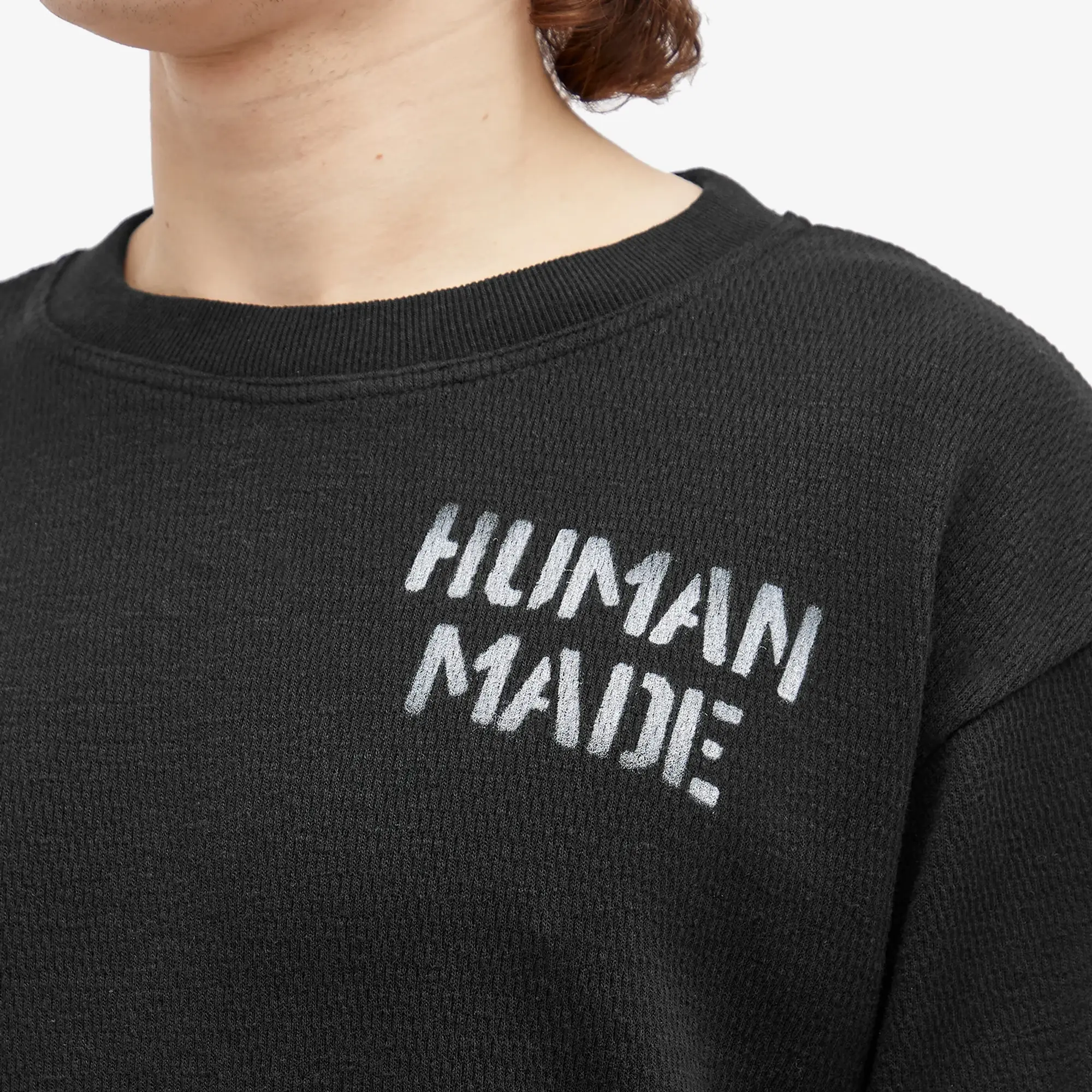 Human Made Men's thermal l/s t-shirt Black