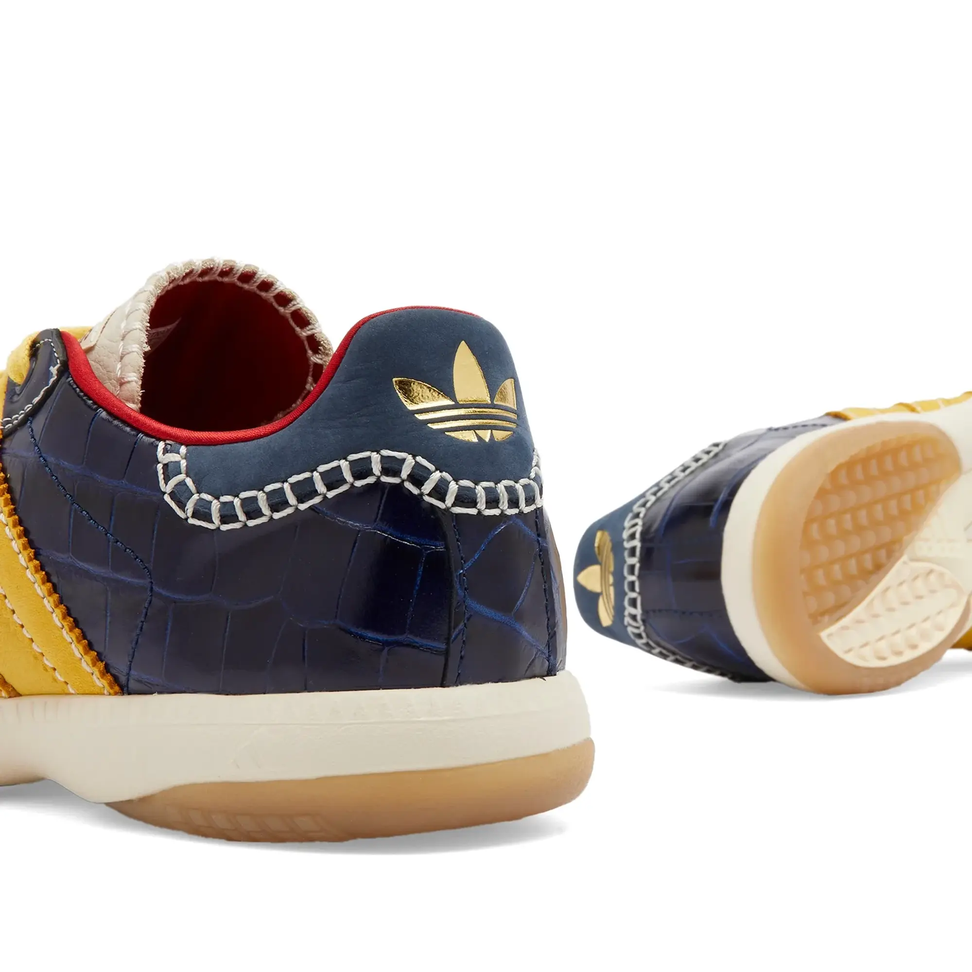 Adidas x Wales Bonner MN Samba Suede Sneaker St Fade Gold S14/Collegiate Navy