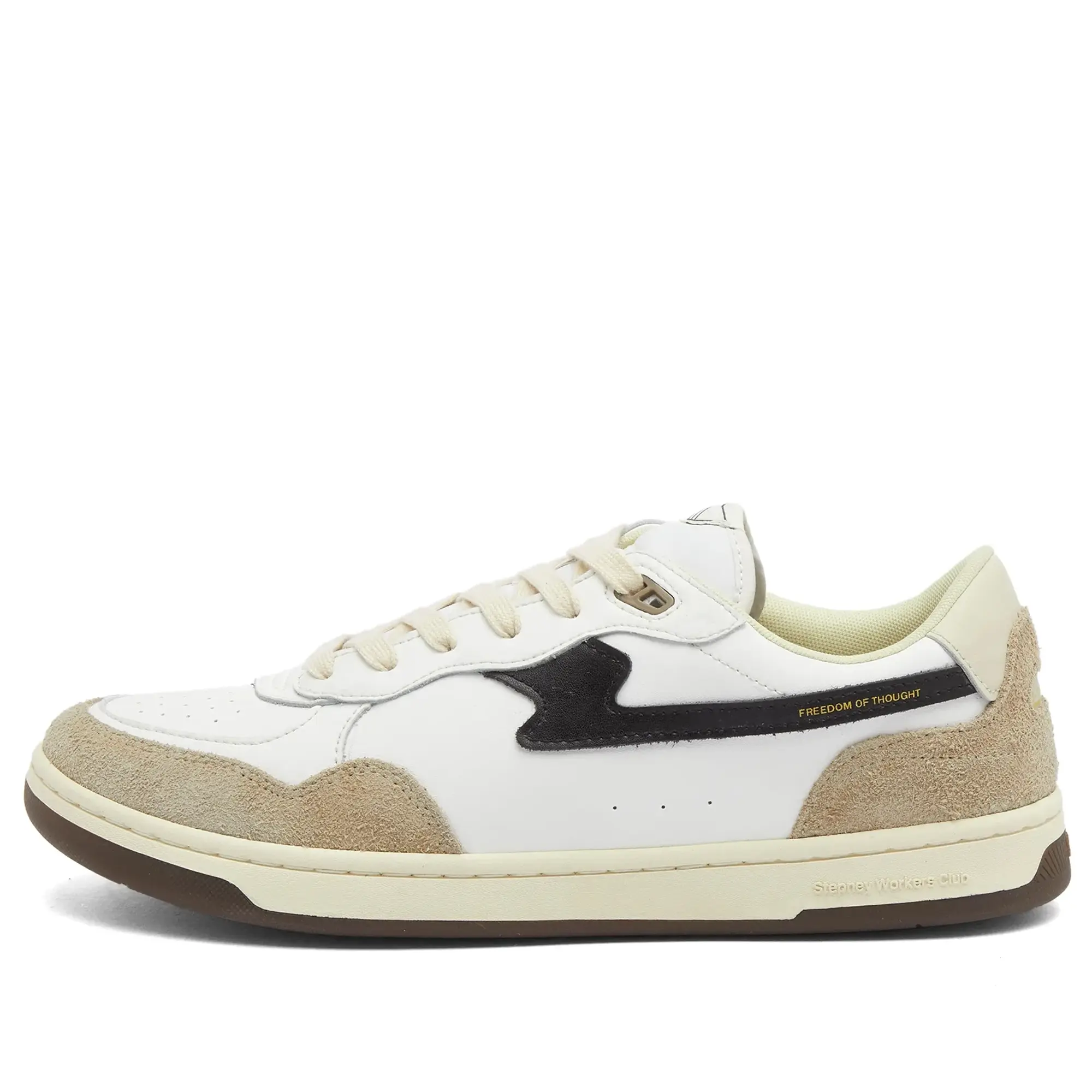 Stepney Workers Club Men's Pro Cup 01 Suede S-Strike Sneaker Winter White