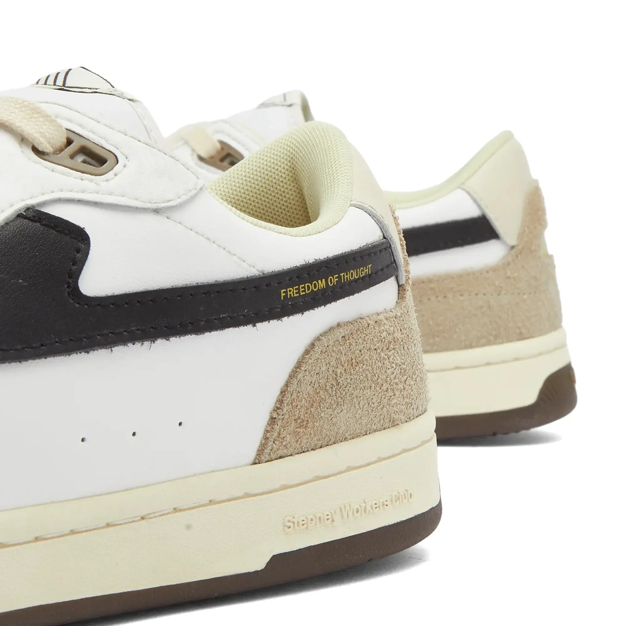 Stepney Workers Club Men's Pro Cup 01 Suede S-Strike Sneaker Winter White
