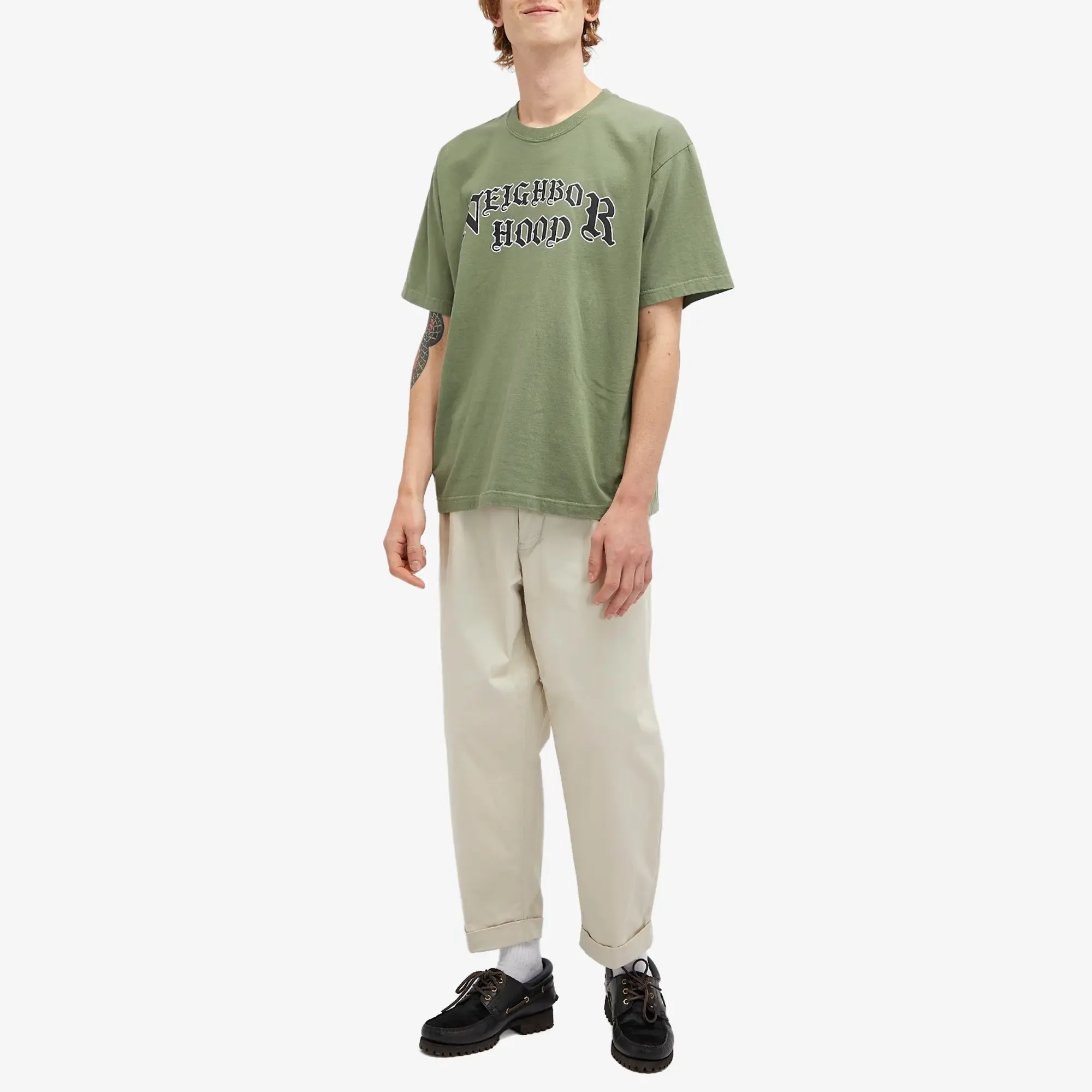 Neighborhood Men's SS-4 T-Shirt Olive Drab