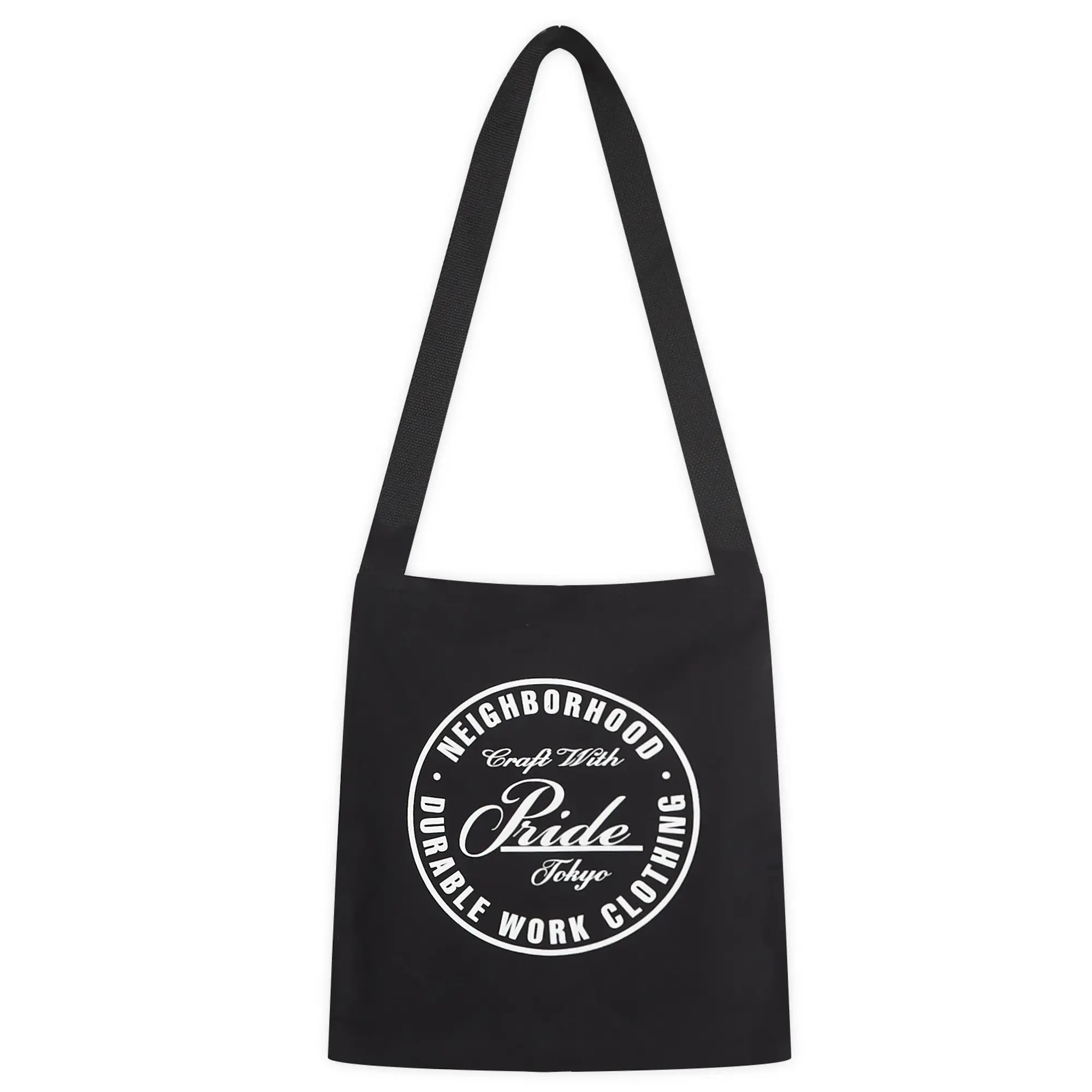 Neighborhood Men's Logo Shoulder Bag Black