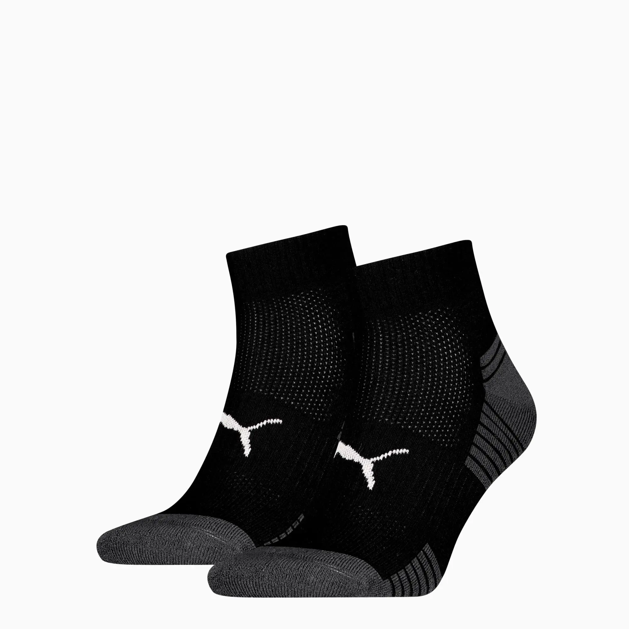 PUMA Quarter Socks (3 Pack) Unisex, Black