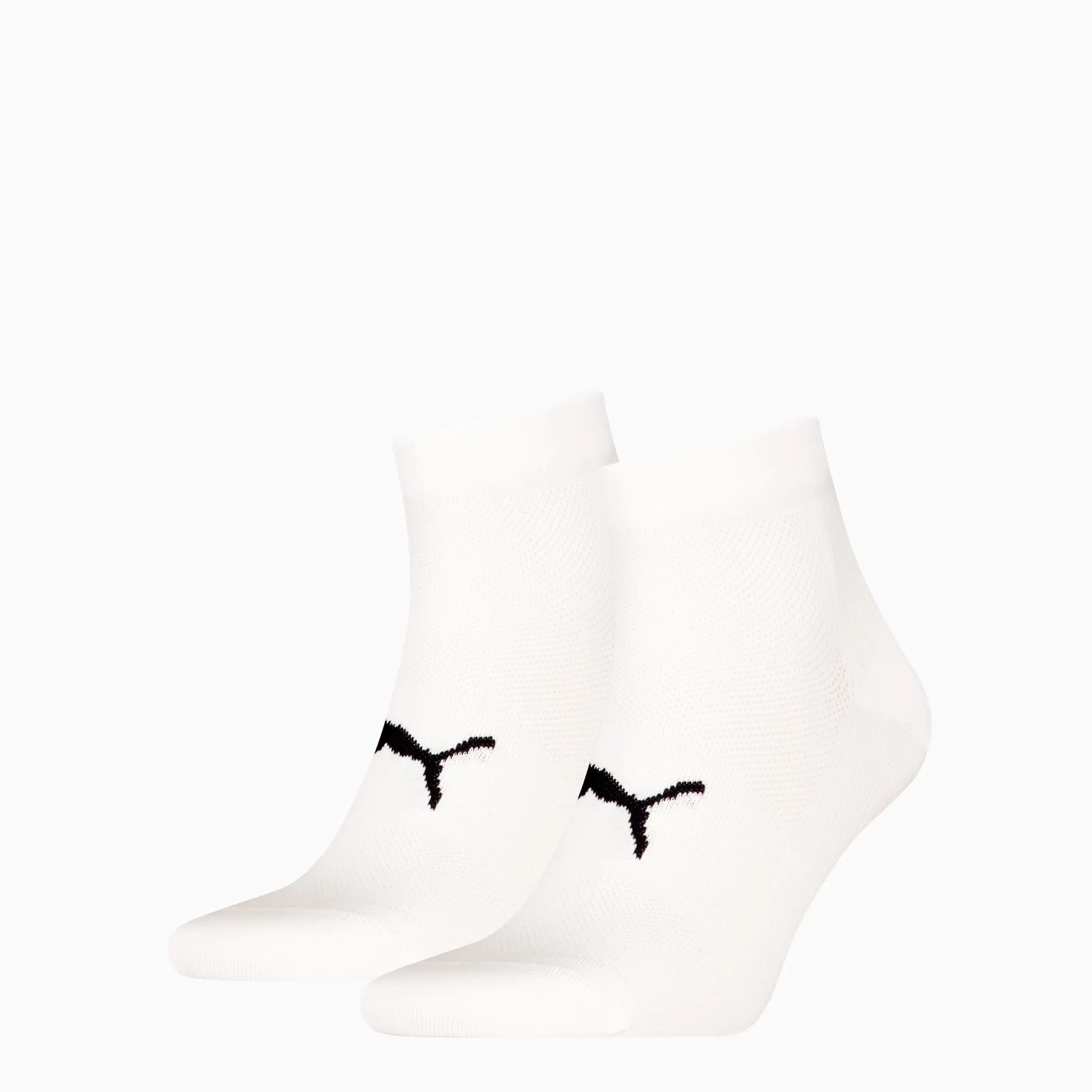 PUMA Quarter Socks (2 Pack) Unisex, White