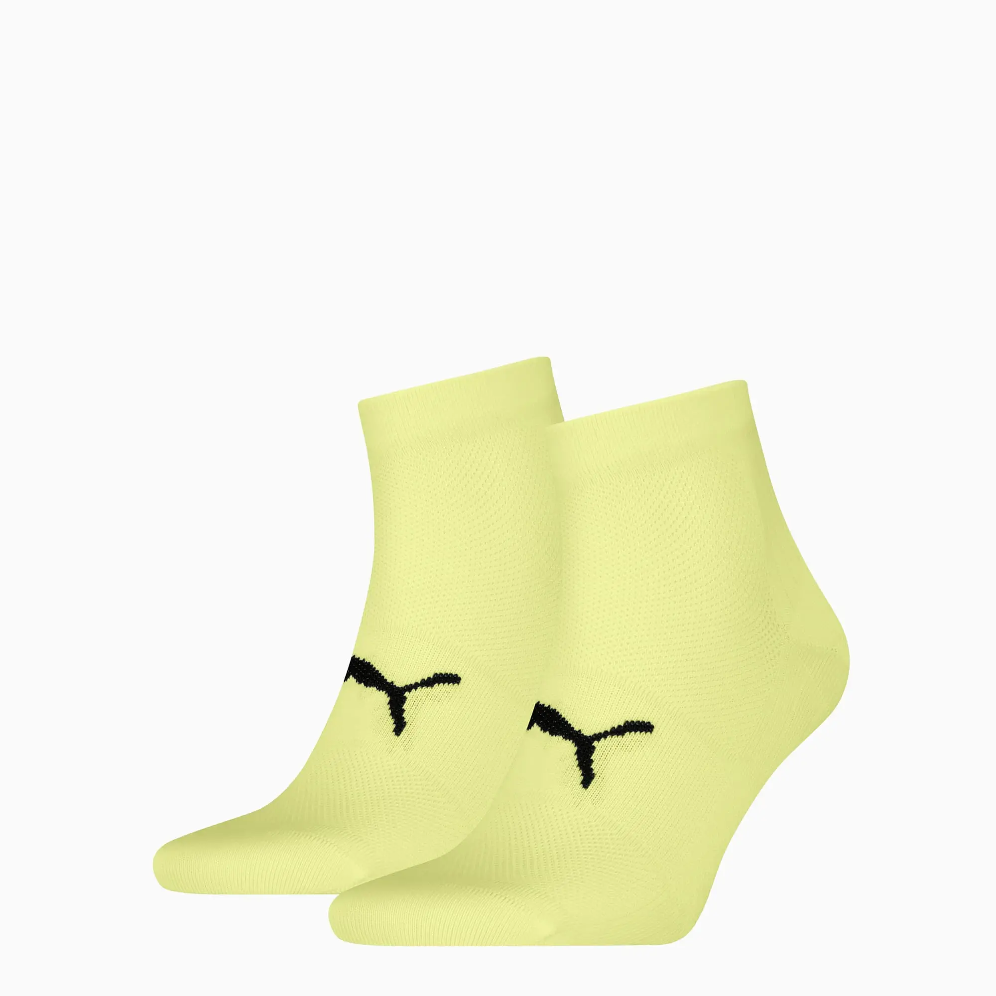 PUMA Quarter Socks (2 Pack) Unisex, Yellow