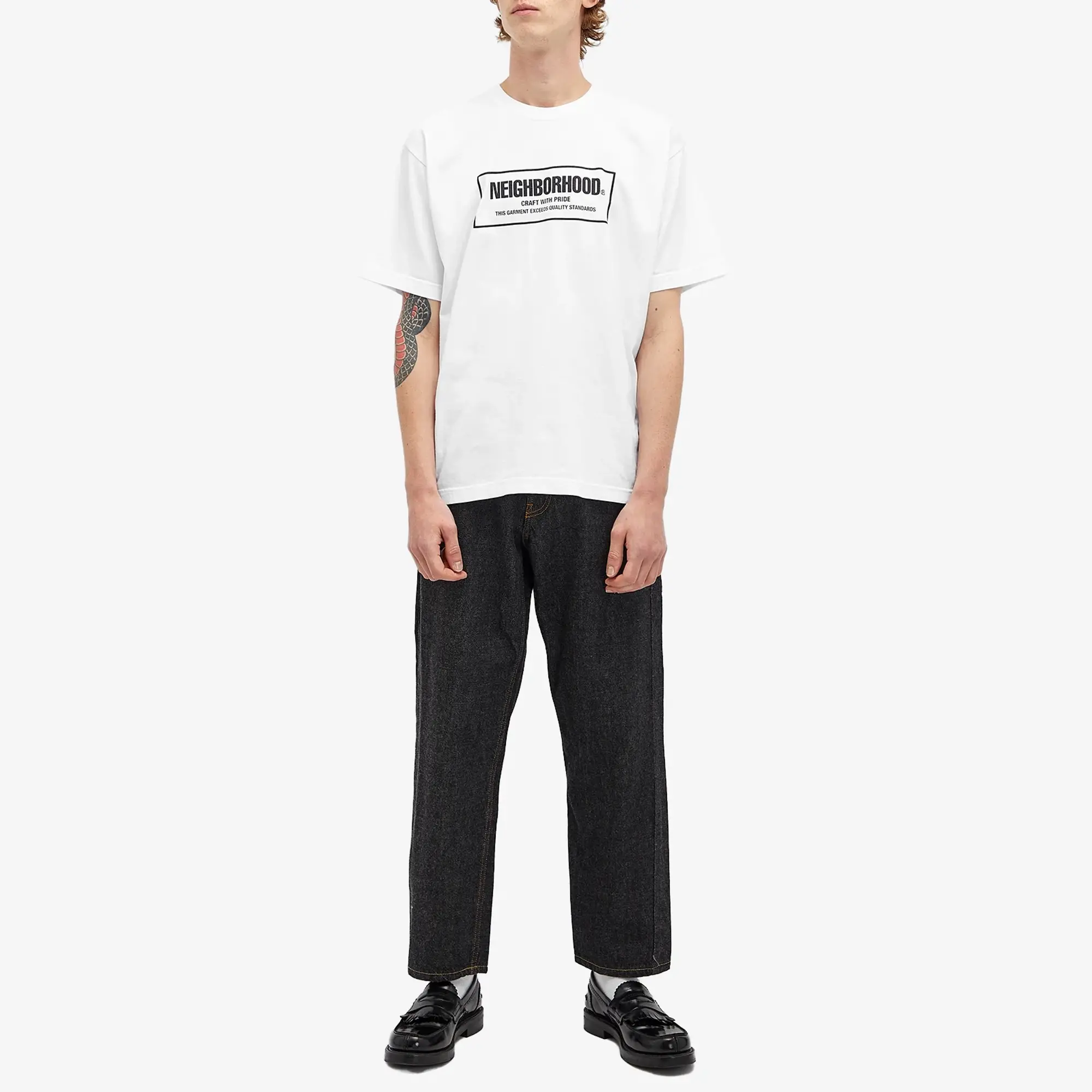 Neighborhood Men's SS-1 T-Shirt White