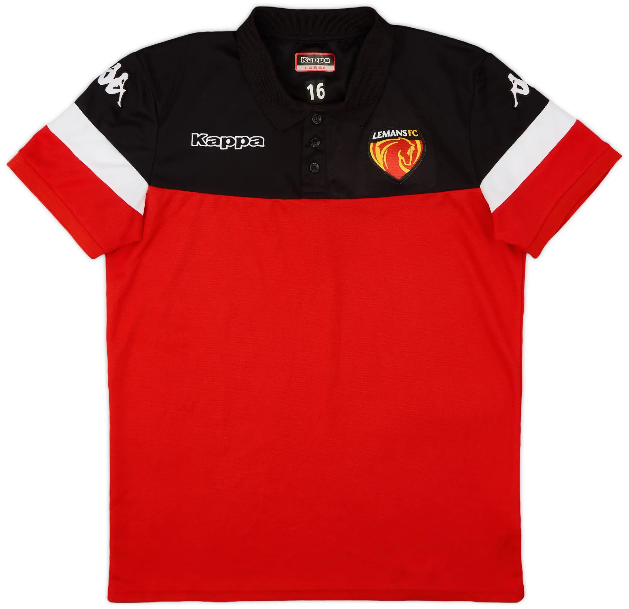 Kappa 2018-19 Le Mans Player Issue Polo Shirt #16 - 9/10 - (L)