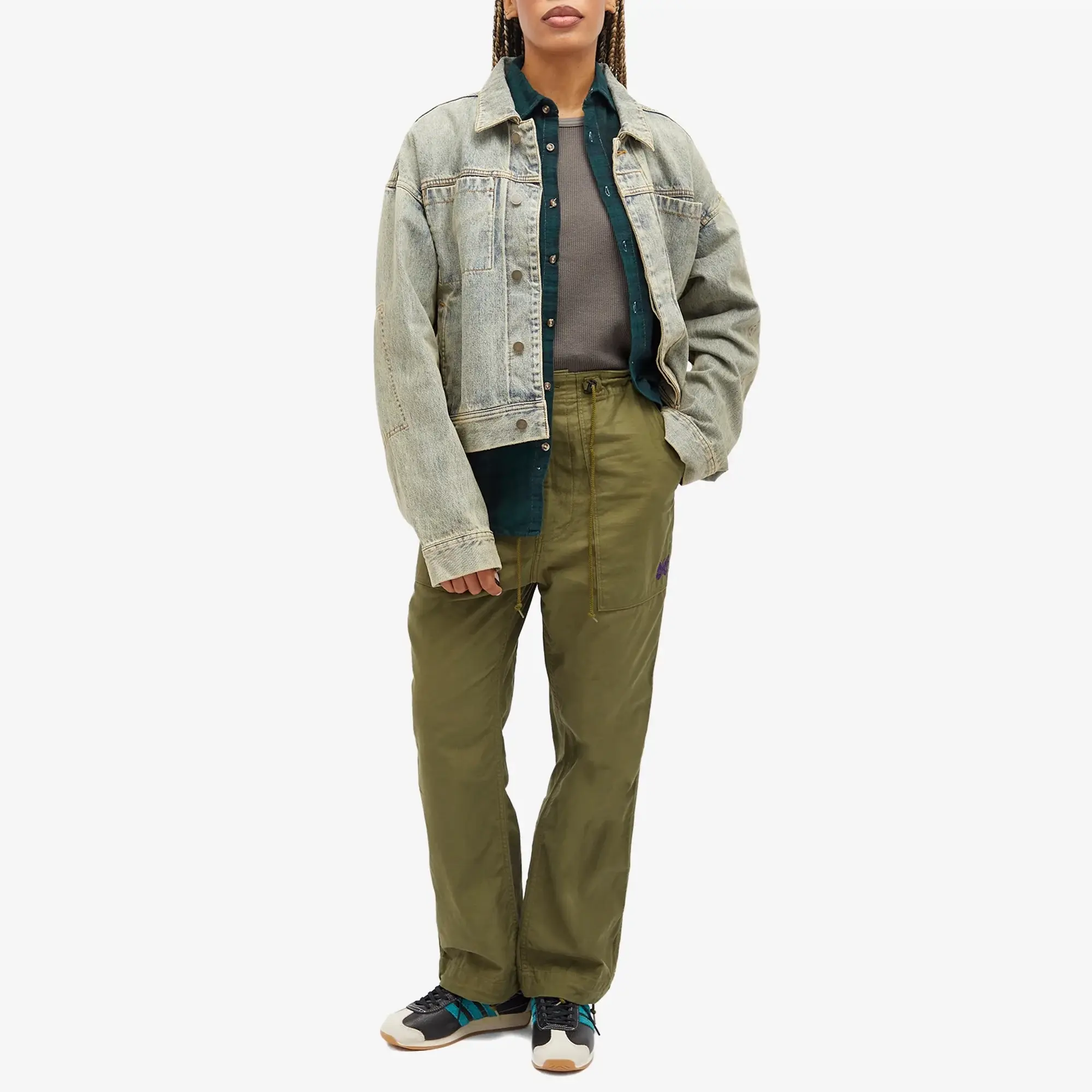 Needles Women's String Fatigue Pant Olive