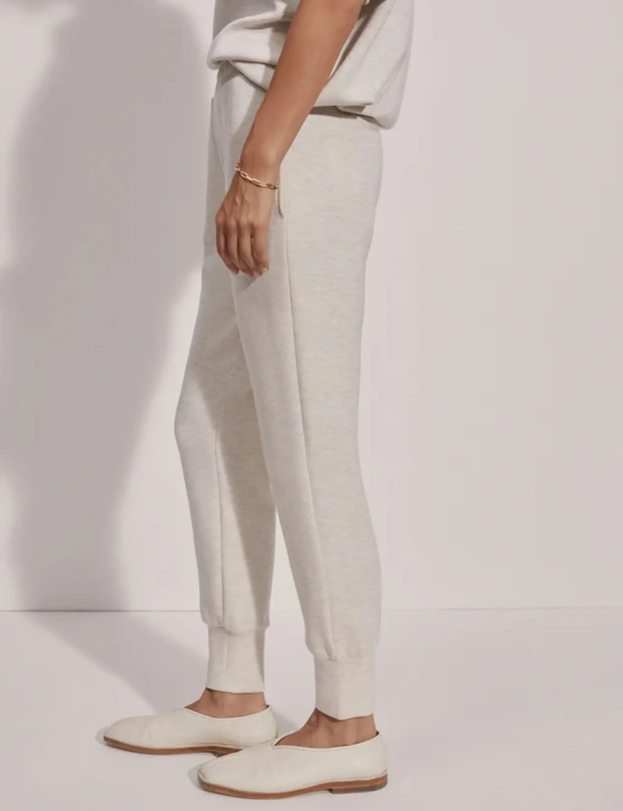 Nike Varley Women's The Slim Cuff Pant 27.5 - Taupe Marl - L - Brown - Size: Large